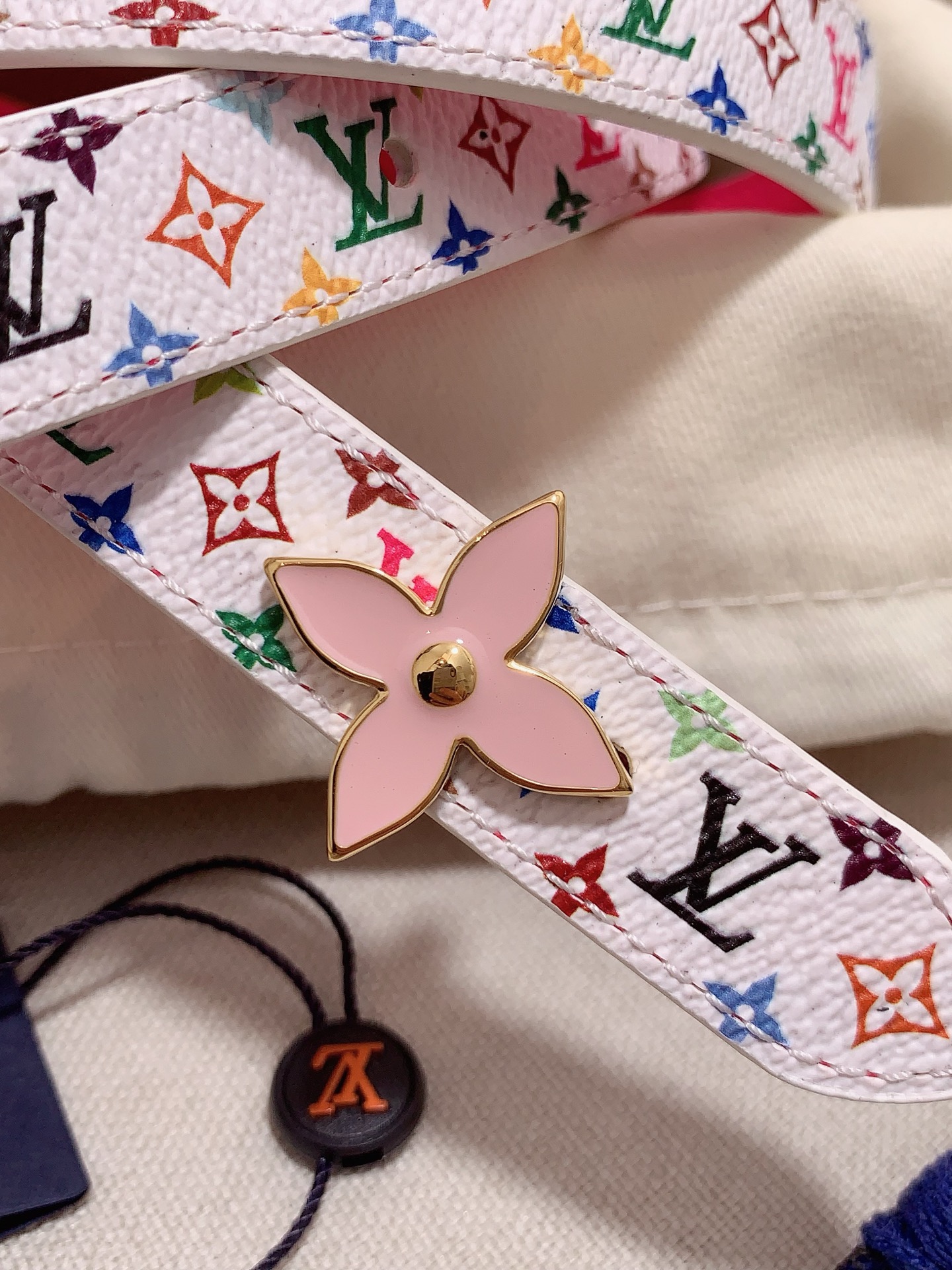 Louis Vuitton Female Leather Belt 5mm-13514-l-m-s