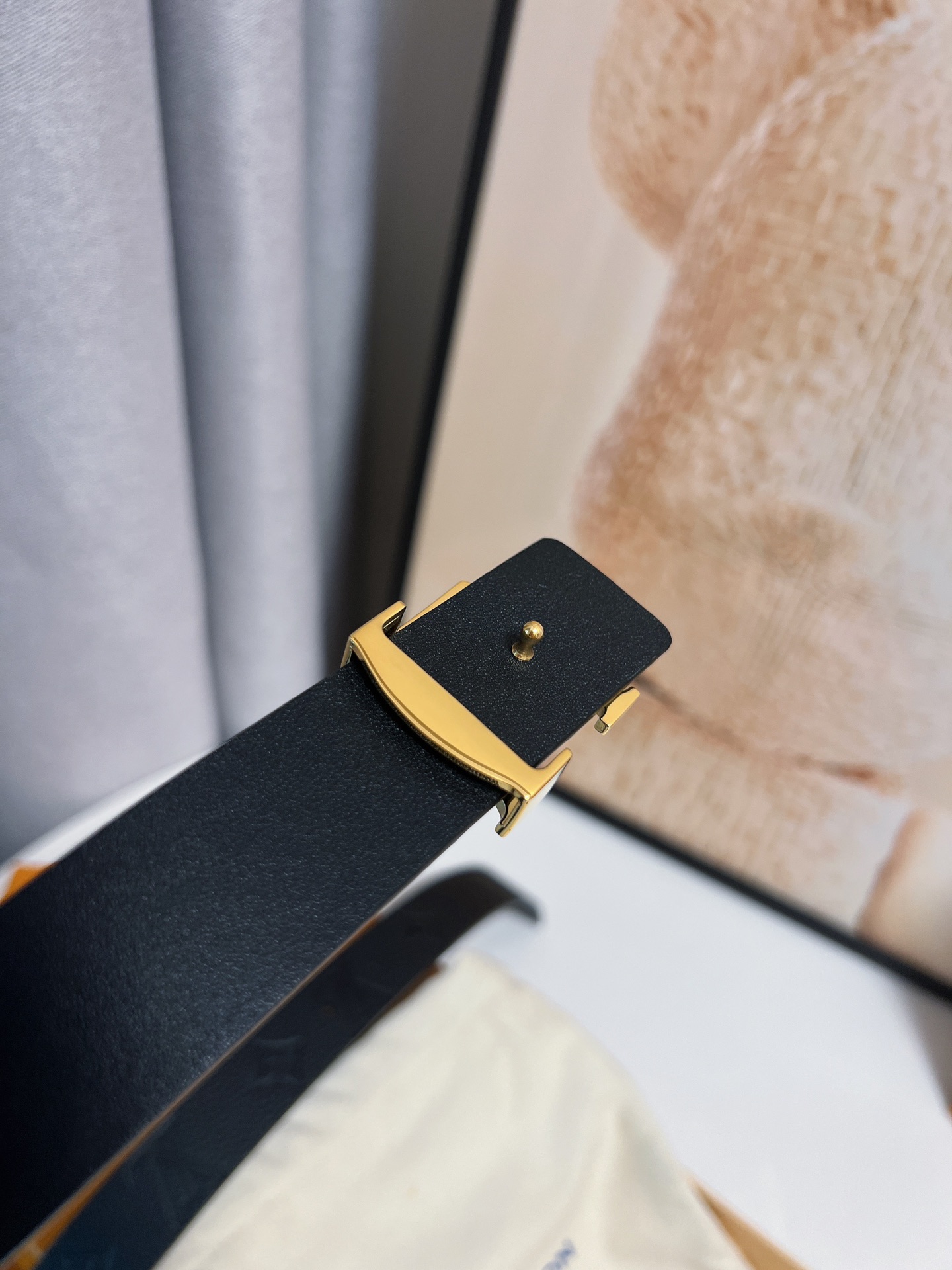 Louis Vuitton Female Basic Belt Cow Leather 13514-m-l