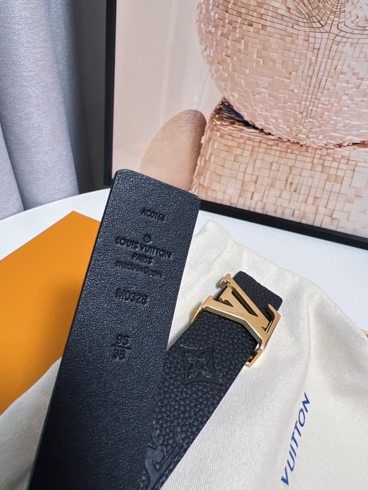 Louis Vuitton Female Basic Belt Cow Leather 13514-m-l