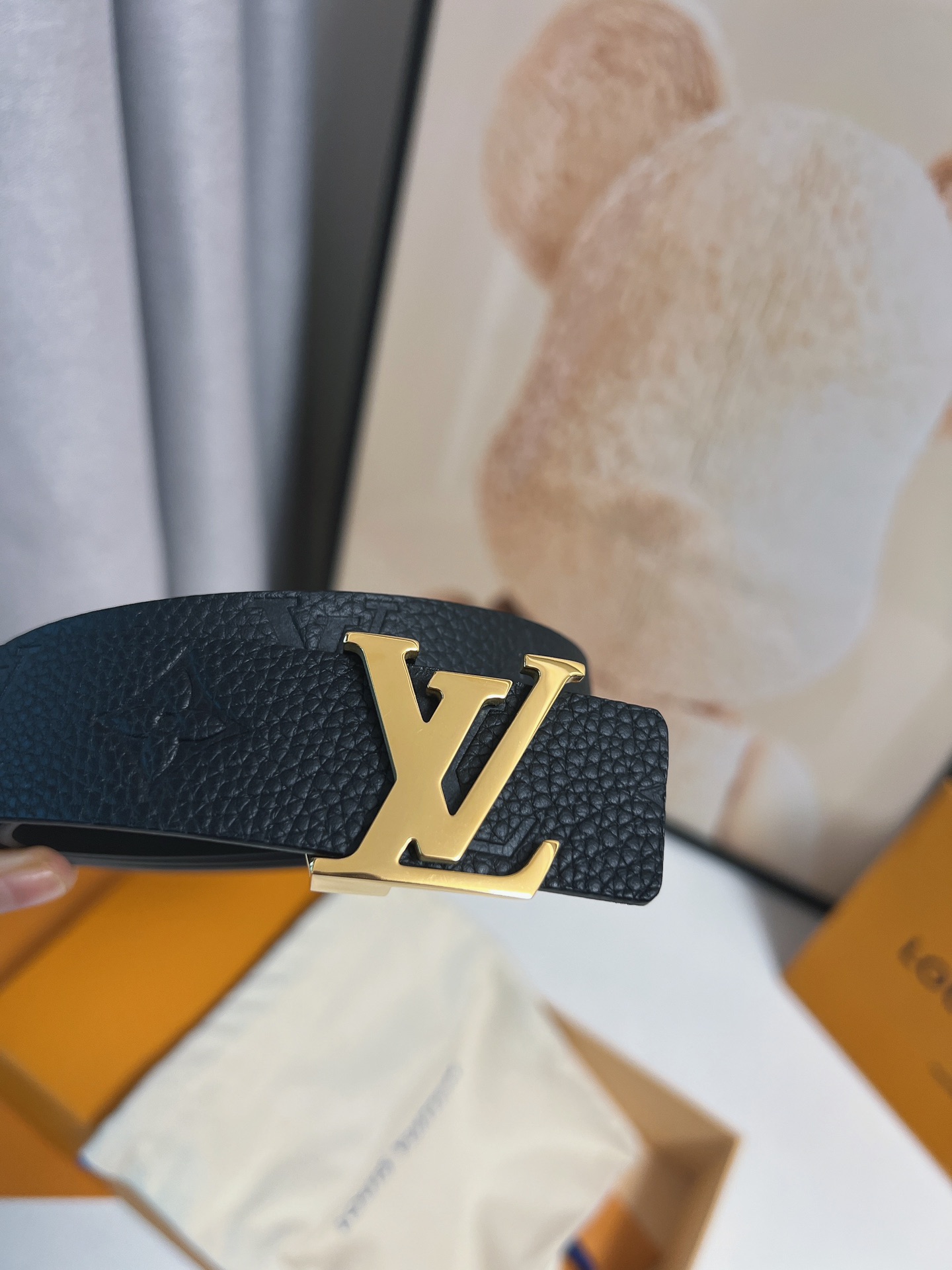 Louis Vuitton Female Basic Belt Cow Leather 13514-m-l