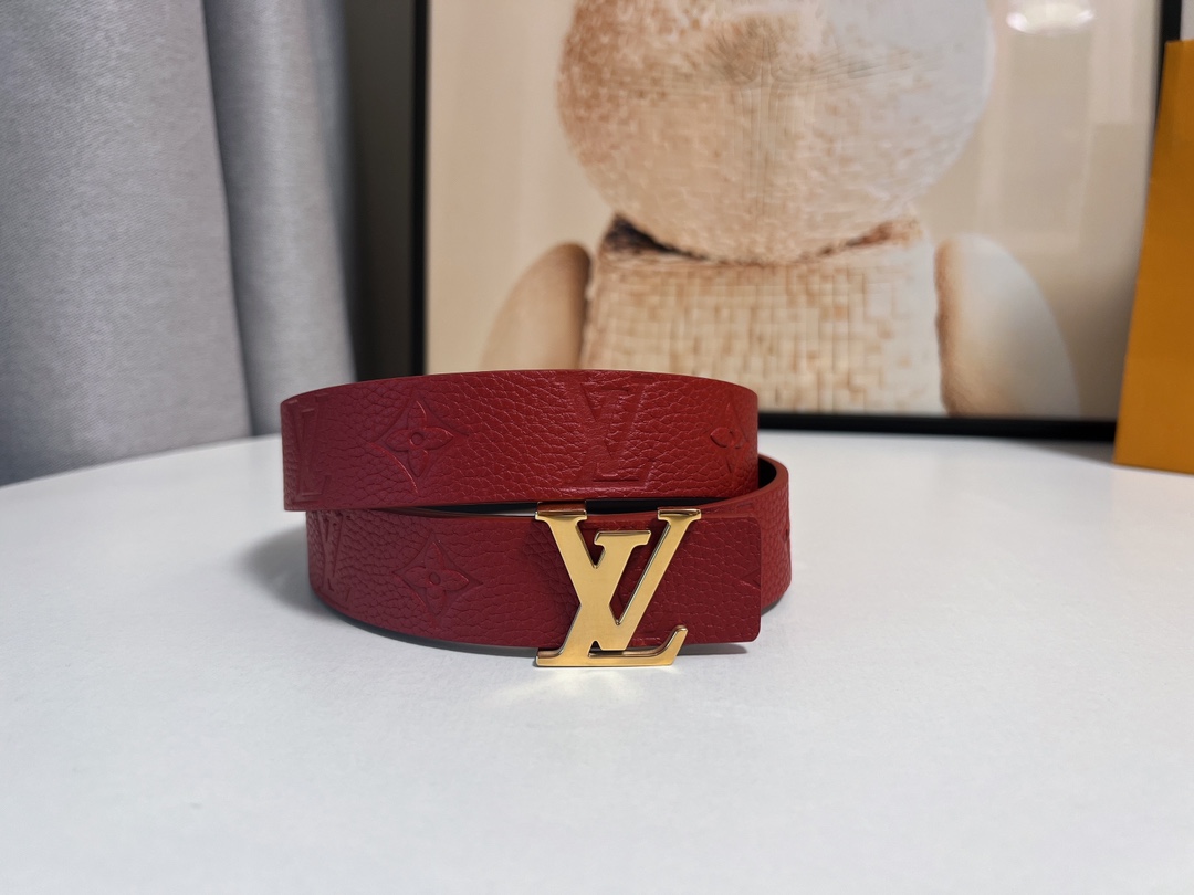 Louis Vuitton Female Basic Belt Cow Leather 13514-m-l