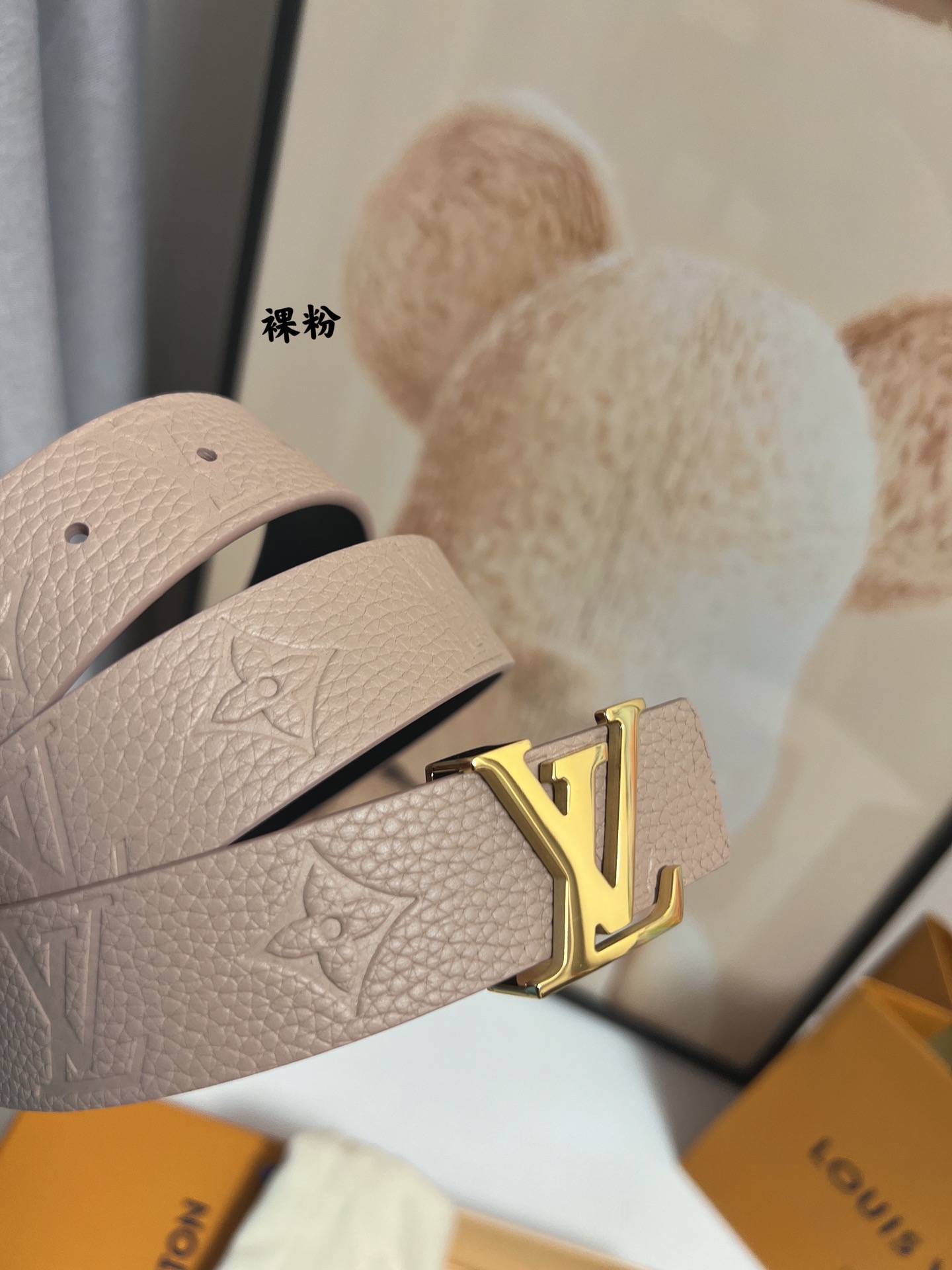 Louis Vuitton Female Basic Belt Cow Leather 13514-m-l