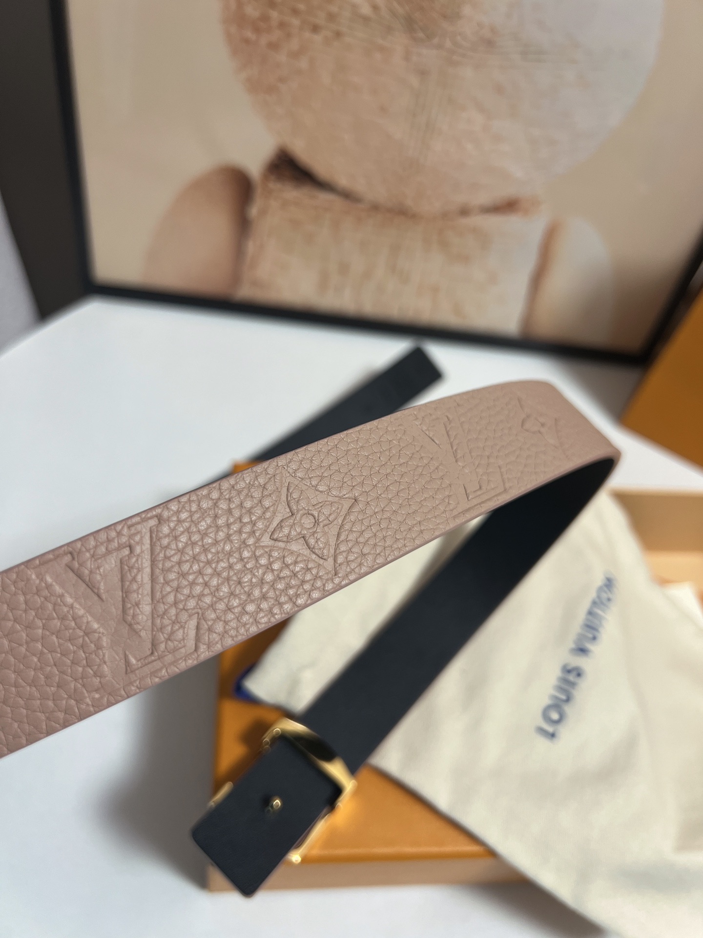 Louis Vuitton Female Basic Belt Cow Leather 13514-m-l