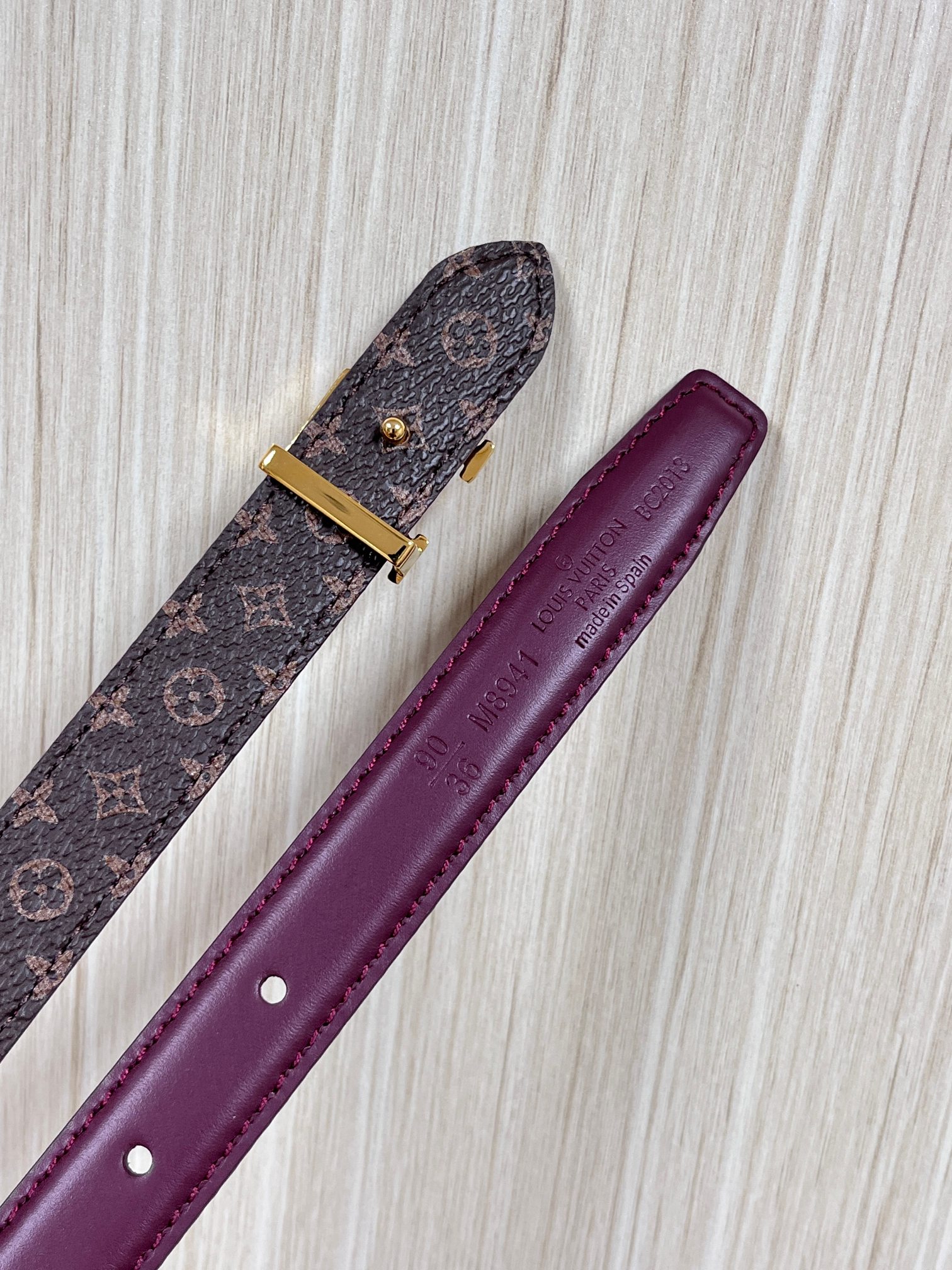 Louis Vuitton Female Basic Belt Canvas S-m-l