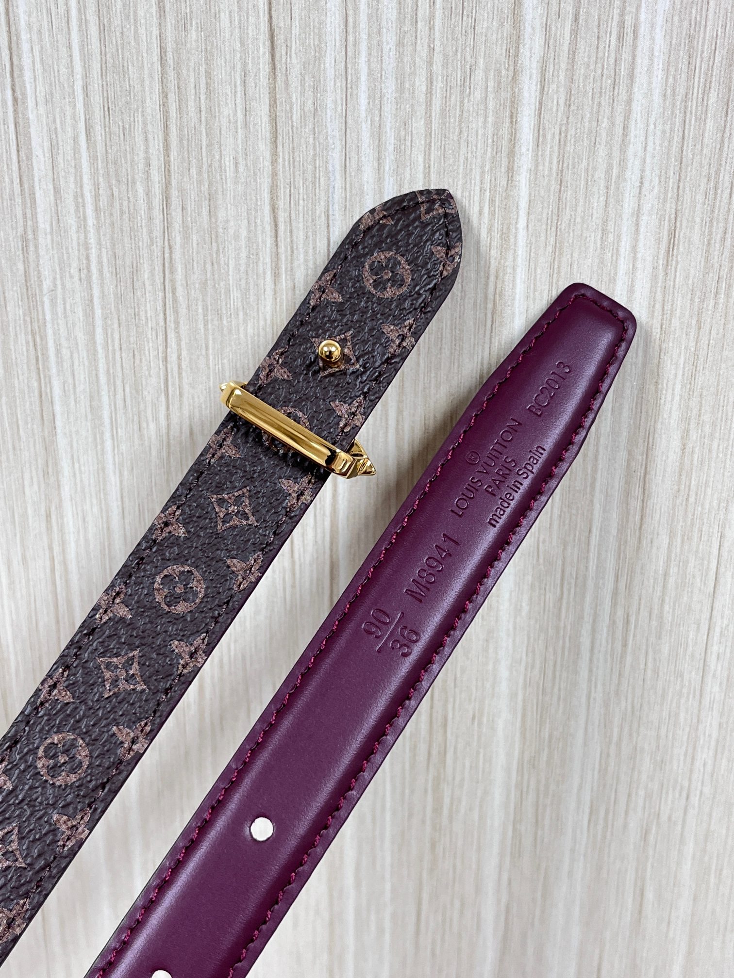 Louis Vuitton Female Basic Belt Canvas S-m-l