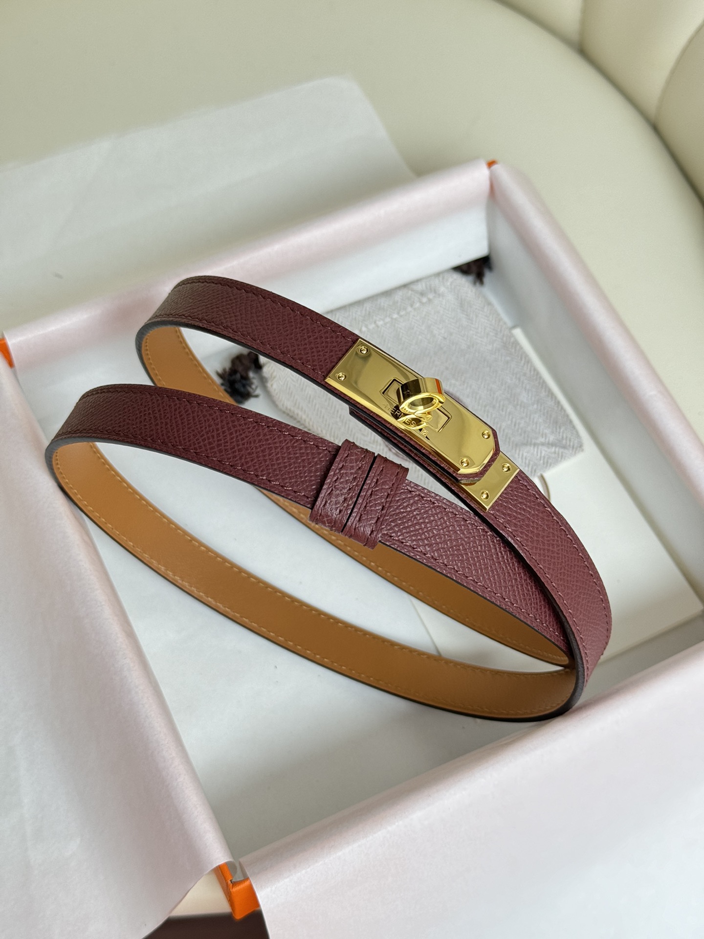 Hermès Female Basic Belt Adjustable 8mm