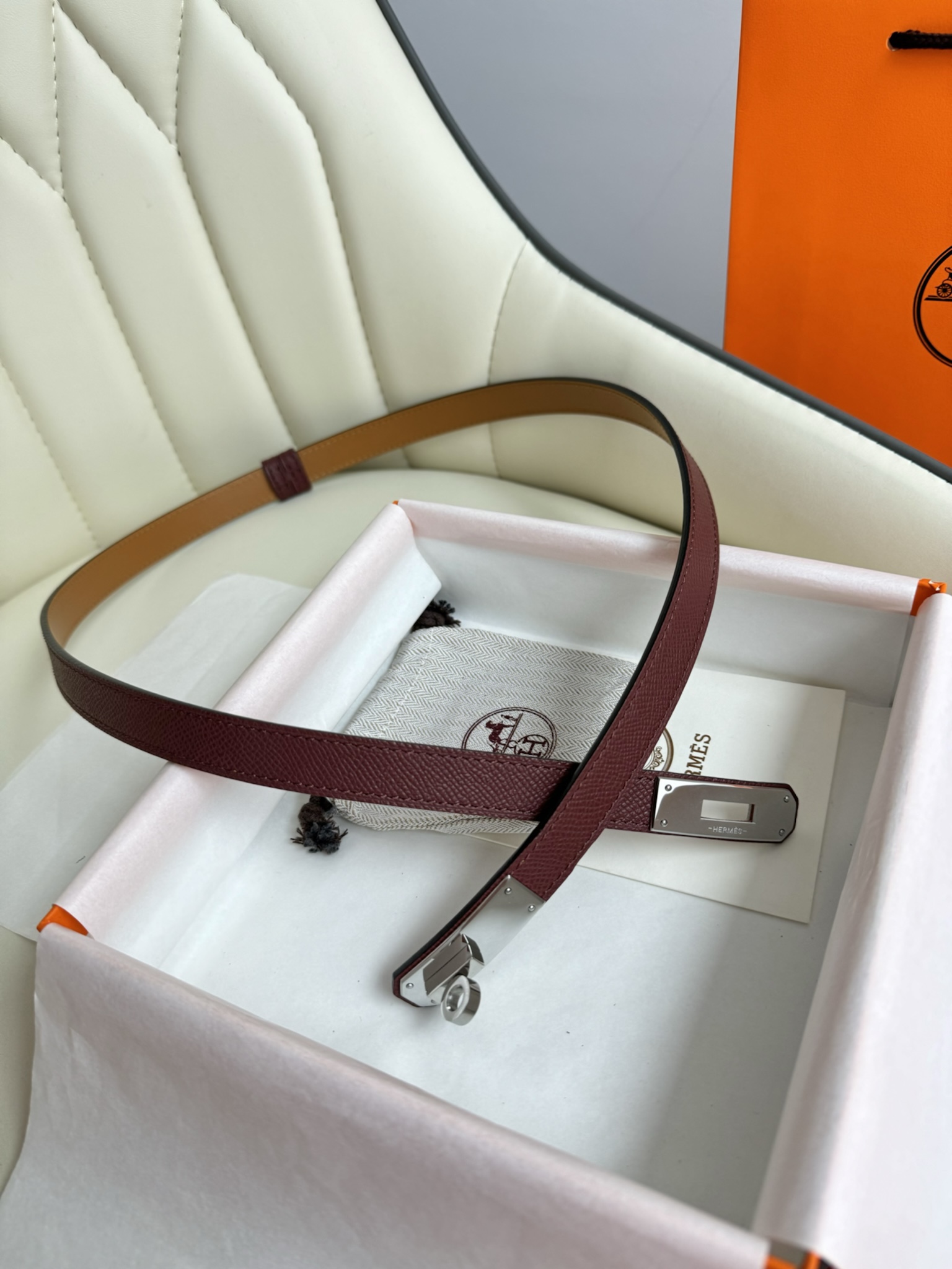 Hermès Female Basic Belt Adjustable 8mm
