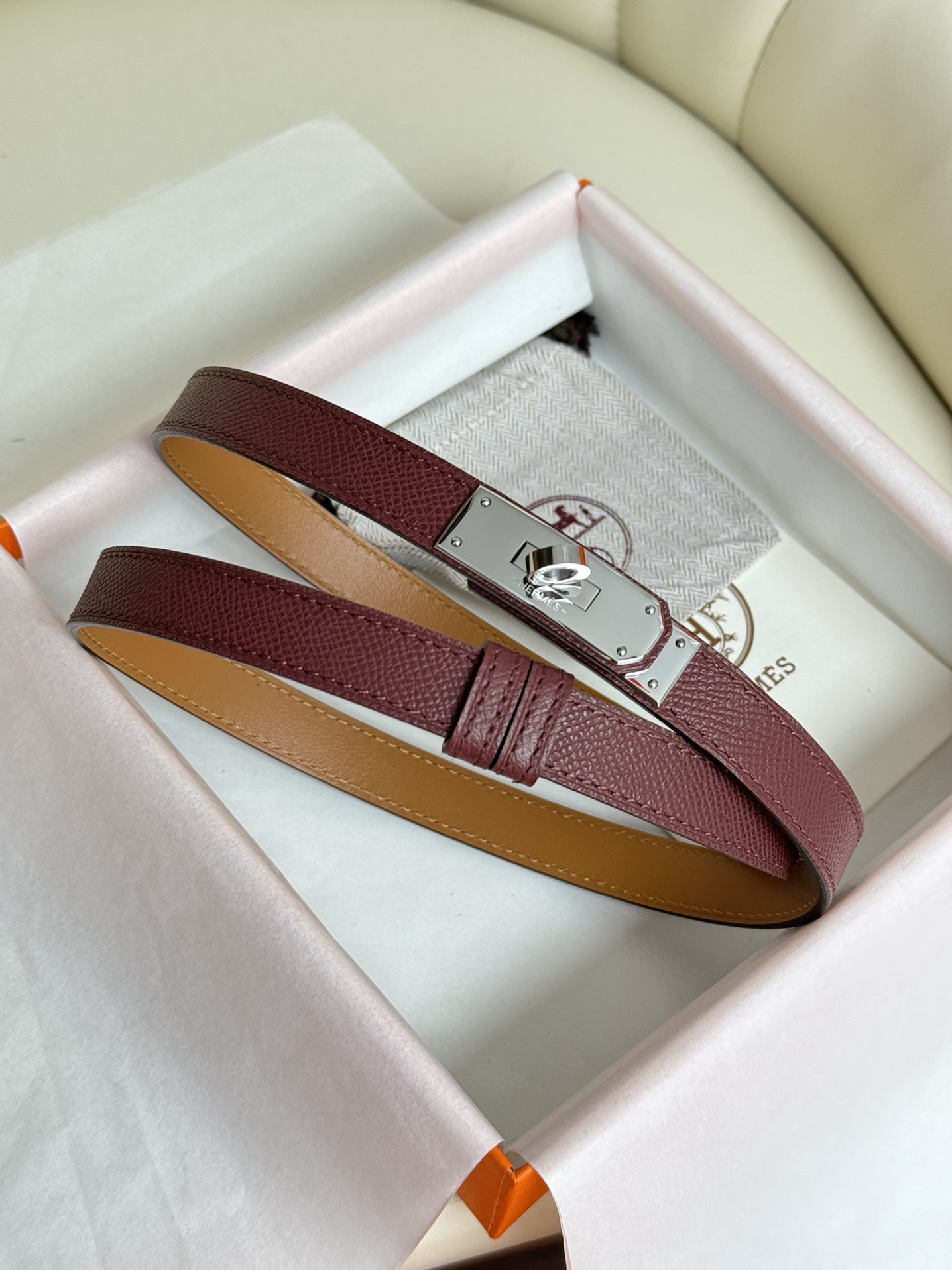 Hermès Female Basic Belt Adjustable 8mm