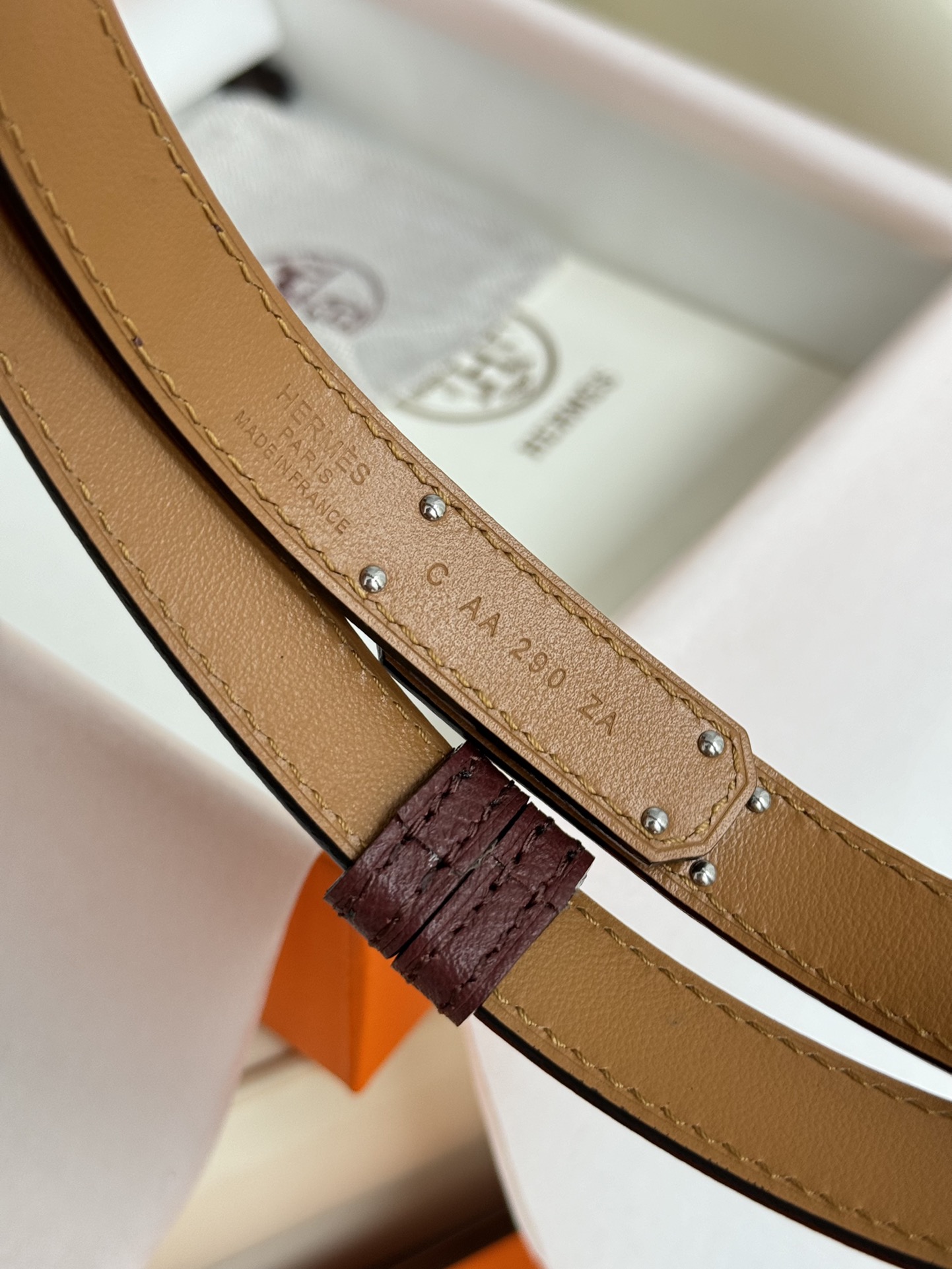 Hermès Female Basic Belt Adjustable 8mm