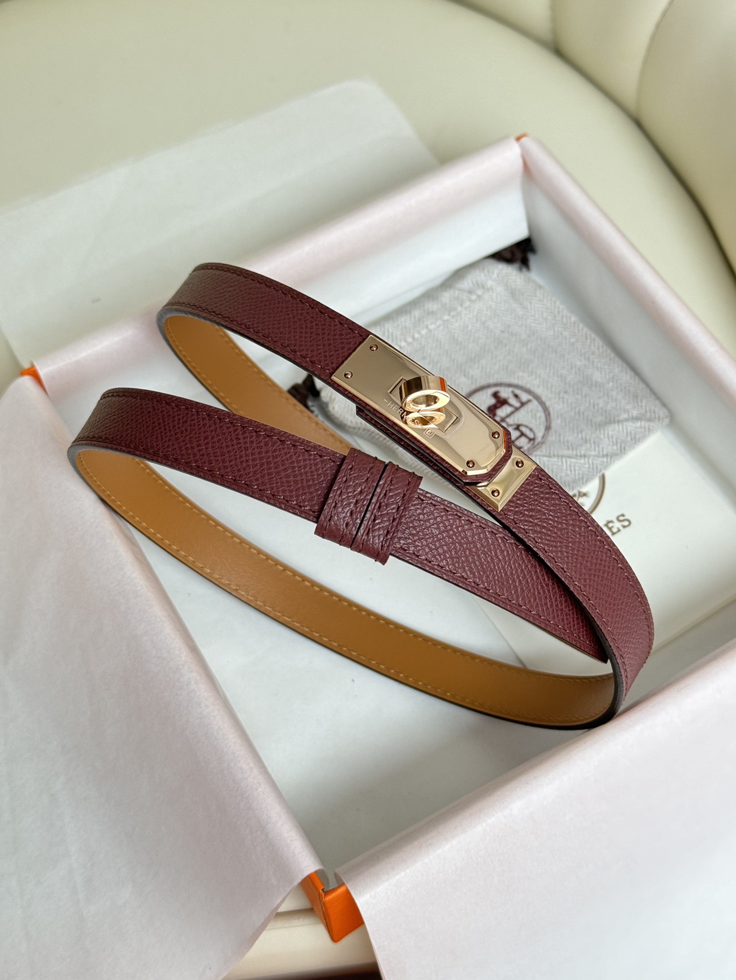 Hermès Female Basic Belt Adjustable 8mm