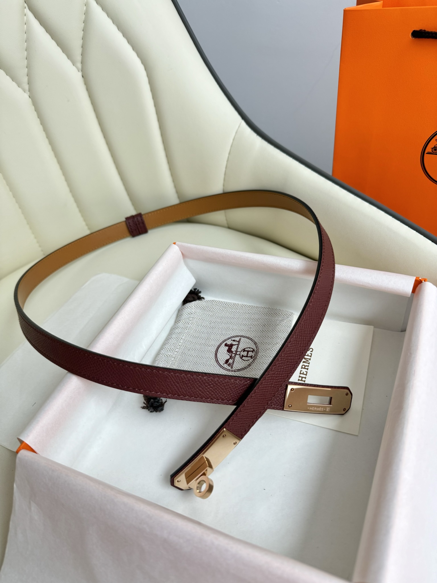 Hermès Female Basic Belt Adjustable 8mm