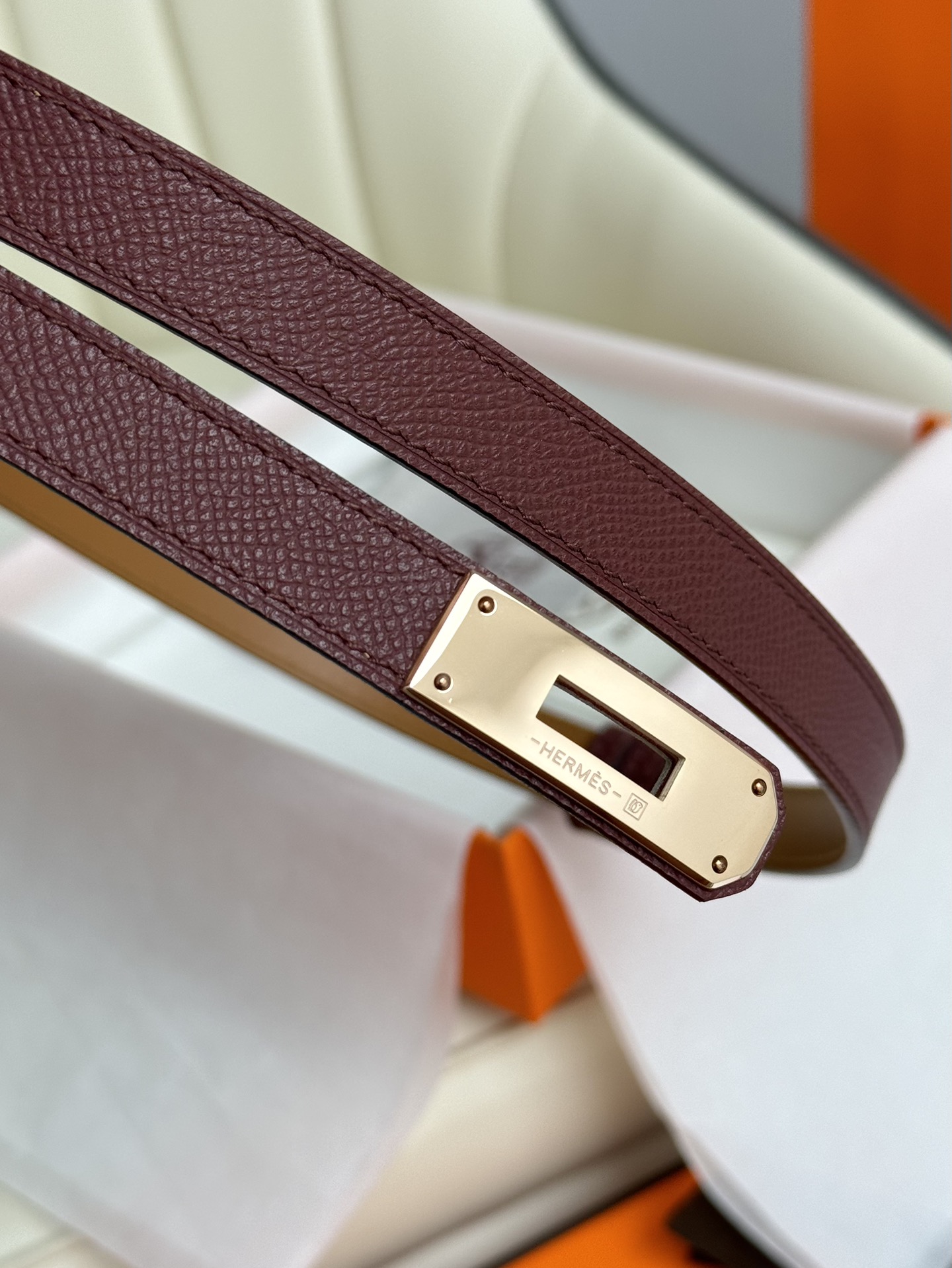 Hermès Female Basic Belt Adjustable 8mm