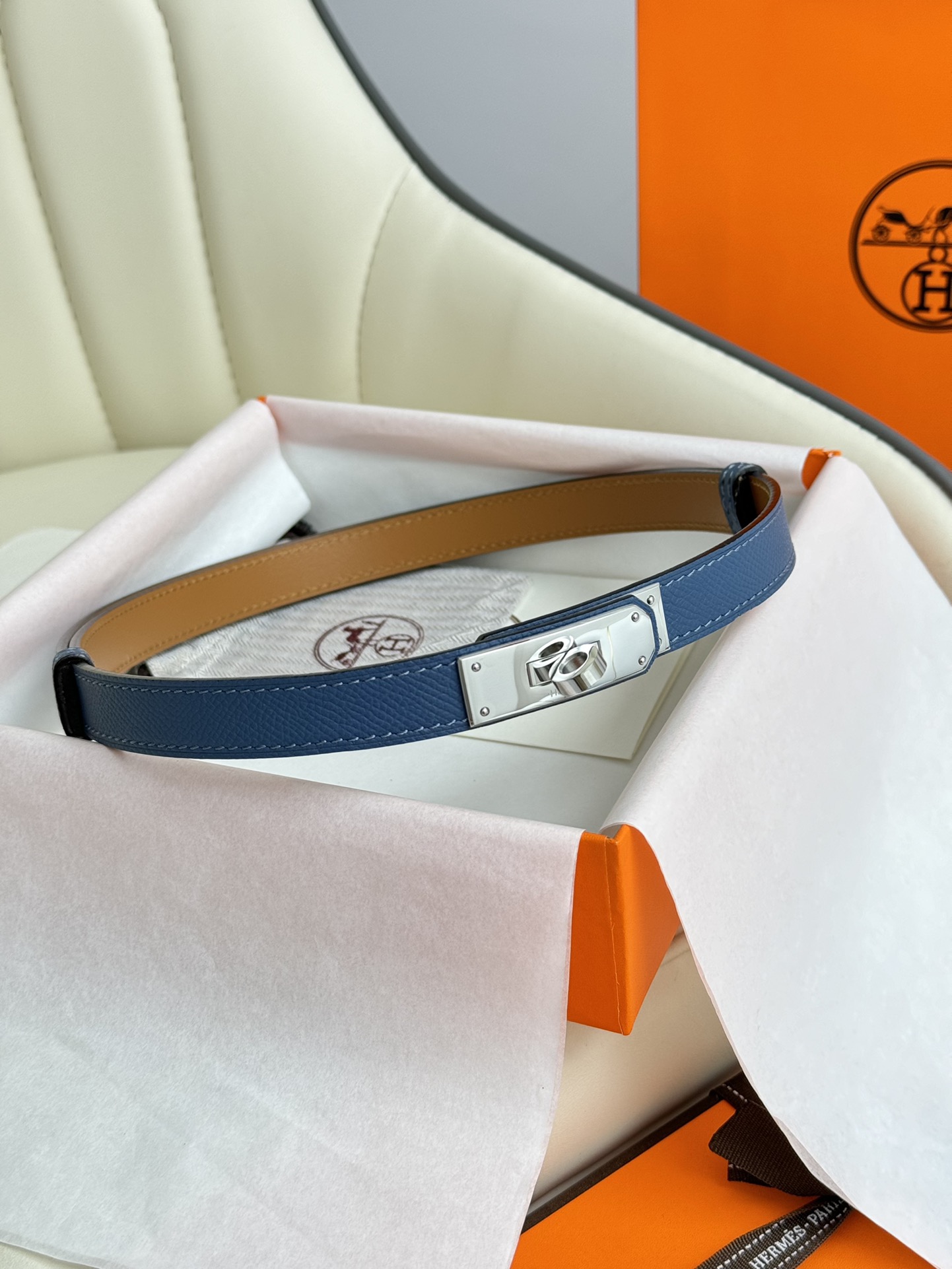 Hermès Female Basic Belt Adjustable 8mm