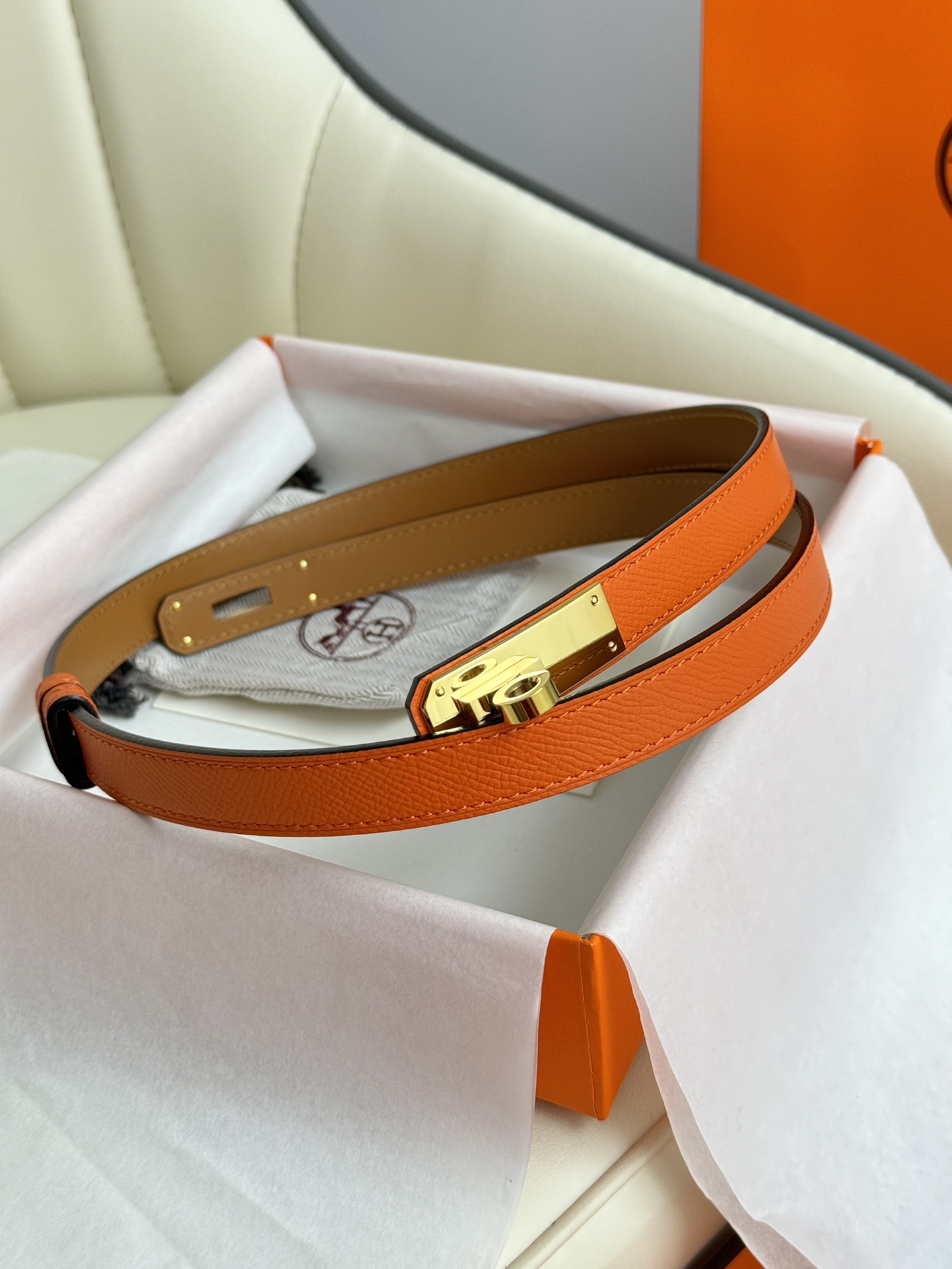 Hermès Female Basic Belt Adjustable 8mm