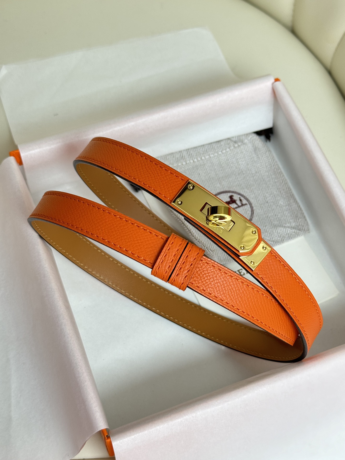 Hermès Female Basic Belt Adjustable 8mm