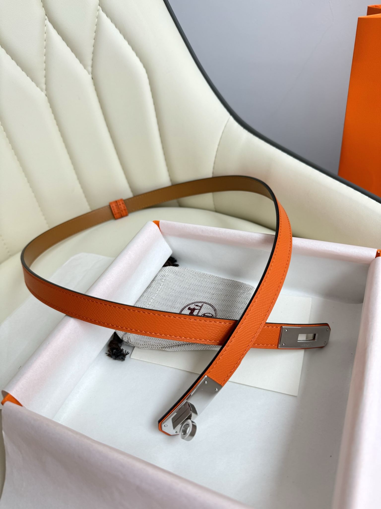 Hermès Female Basic Belt Adjustable 8mm