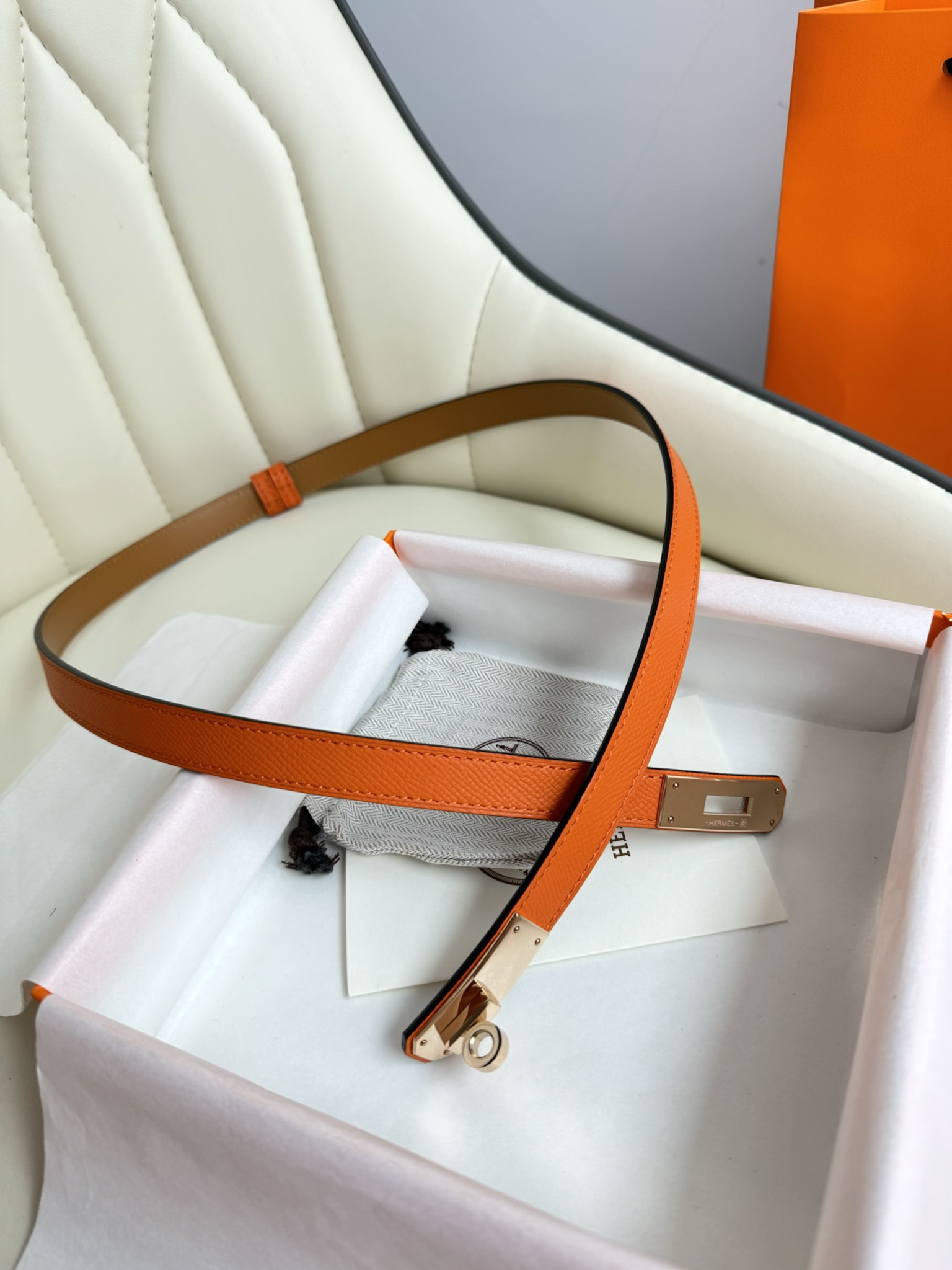 Hermès Female Basic Belt Adjustable 8mm