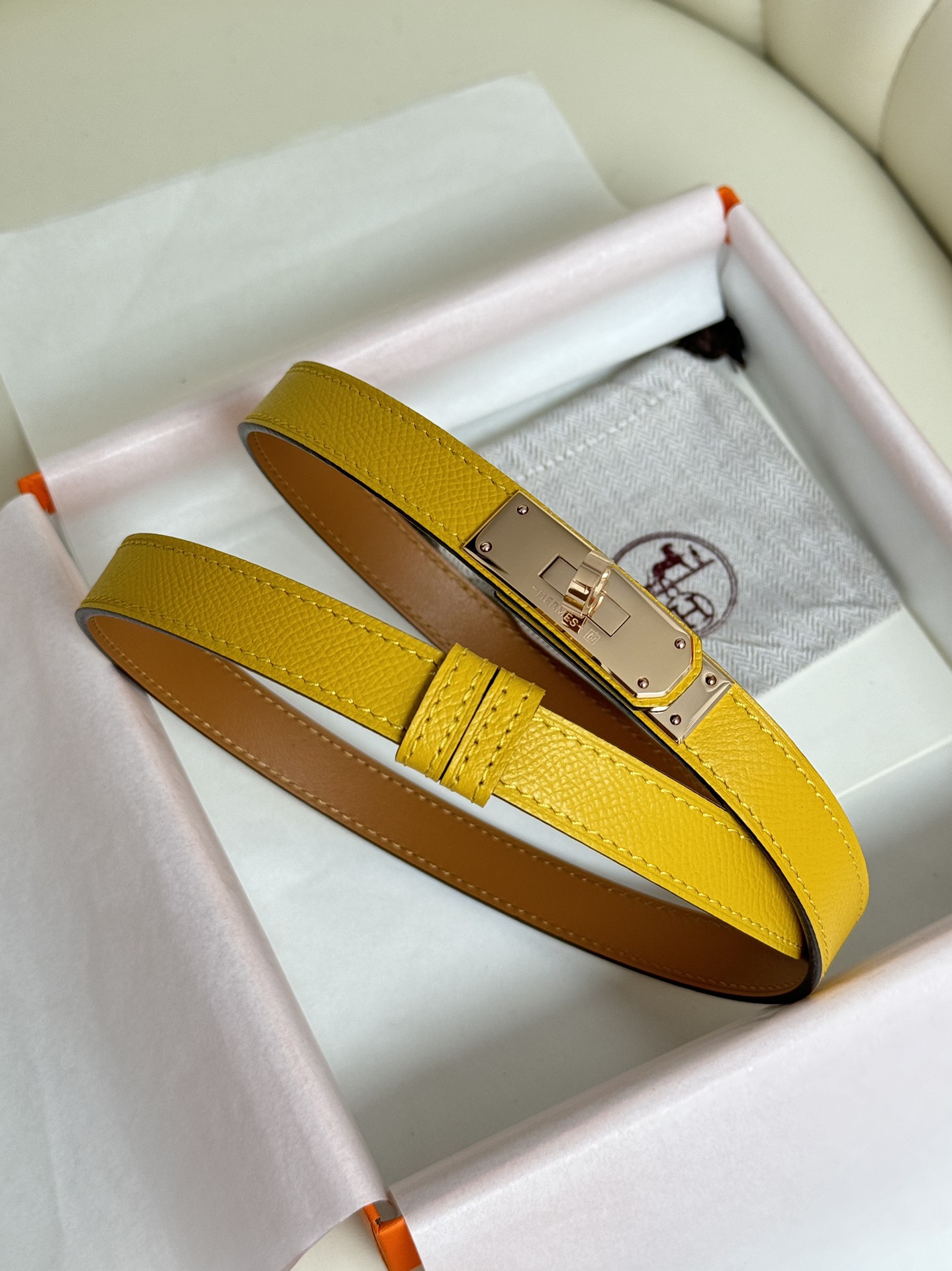 Hermès Female Basic Belt Adjustable 8mm