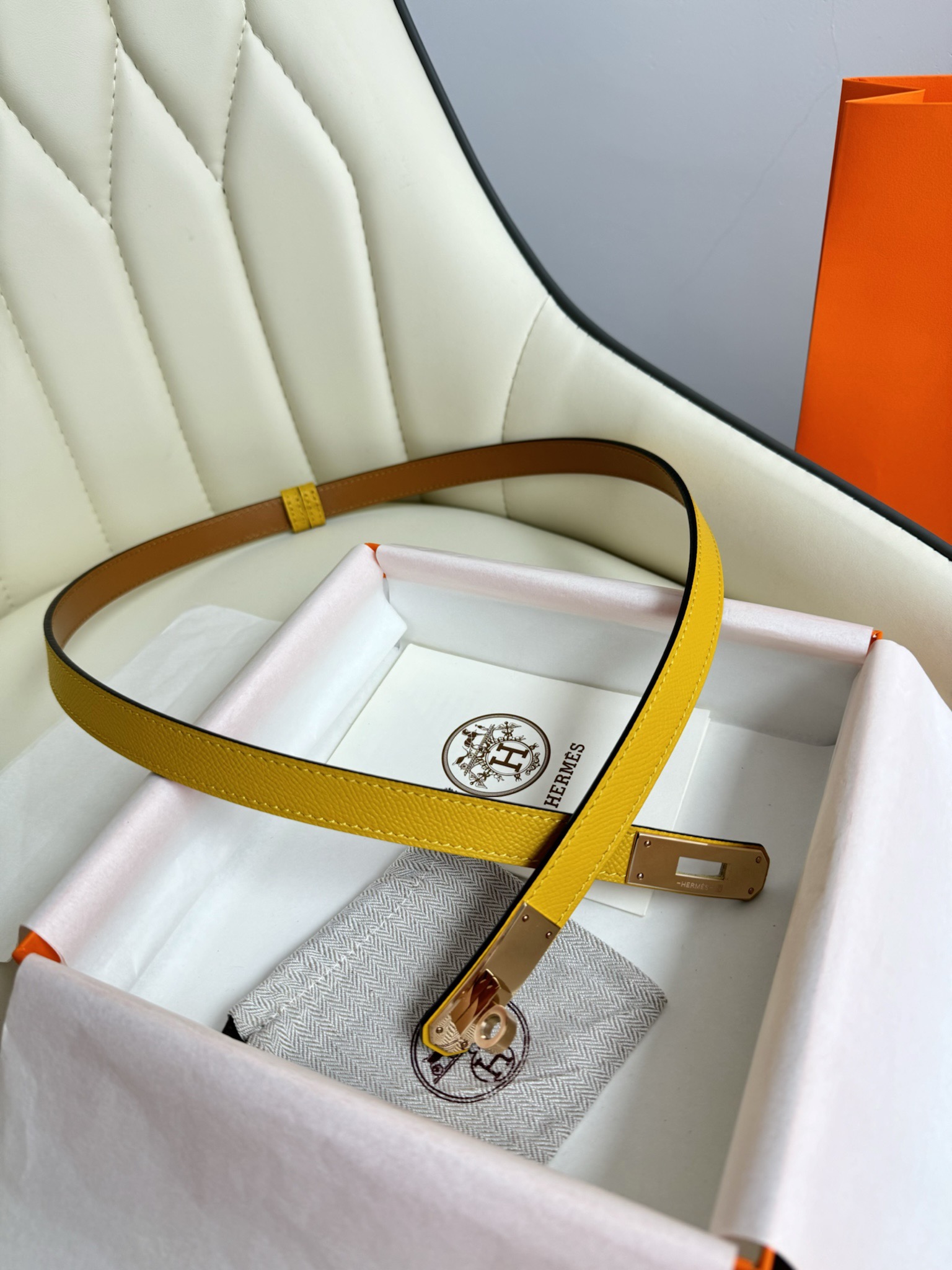 Hermès Female Basic Belt Adjustable 8mm