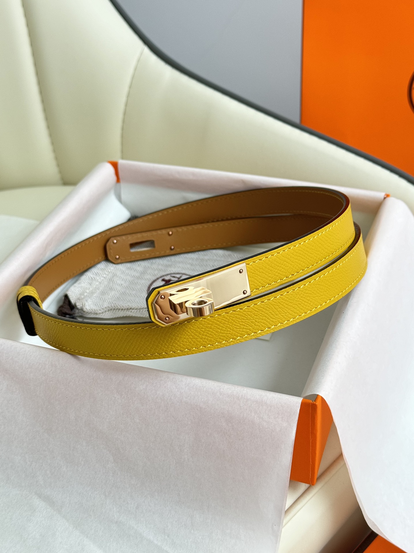 Hermès Female Basic Belt Adjustable 8mm