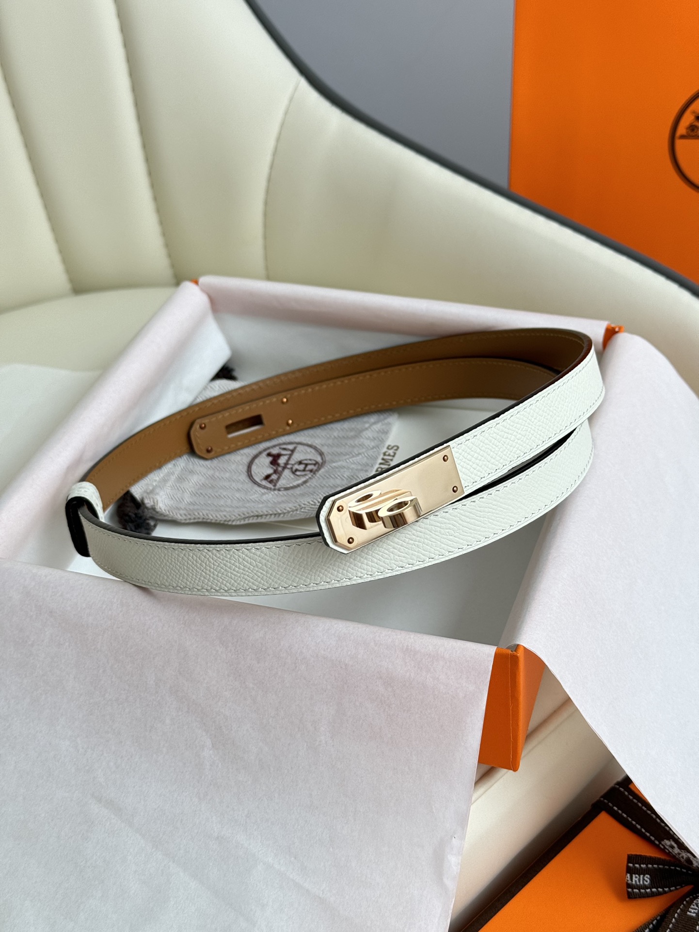 Hermès Female Basic Belt Adjustable 8mm