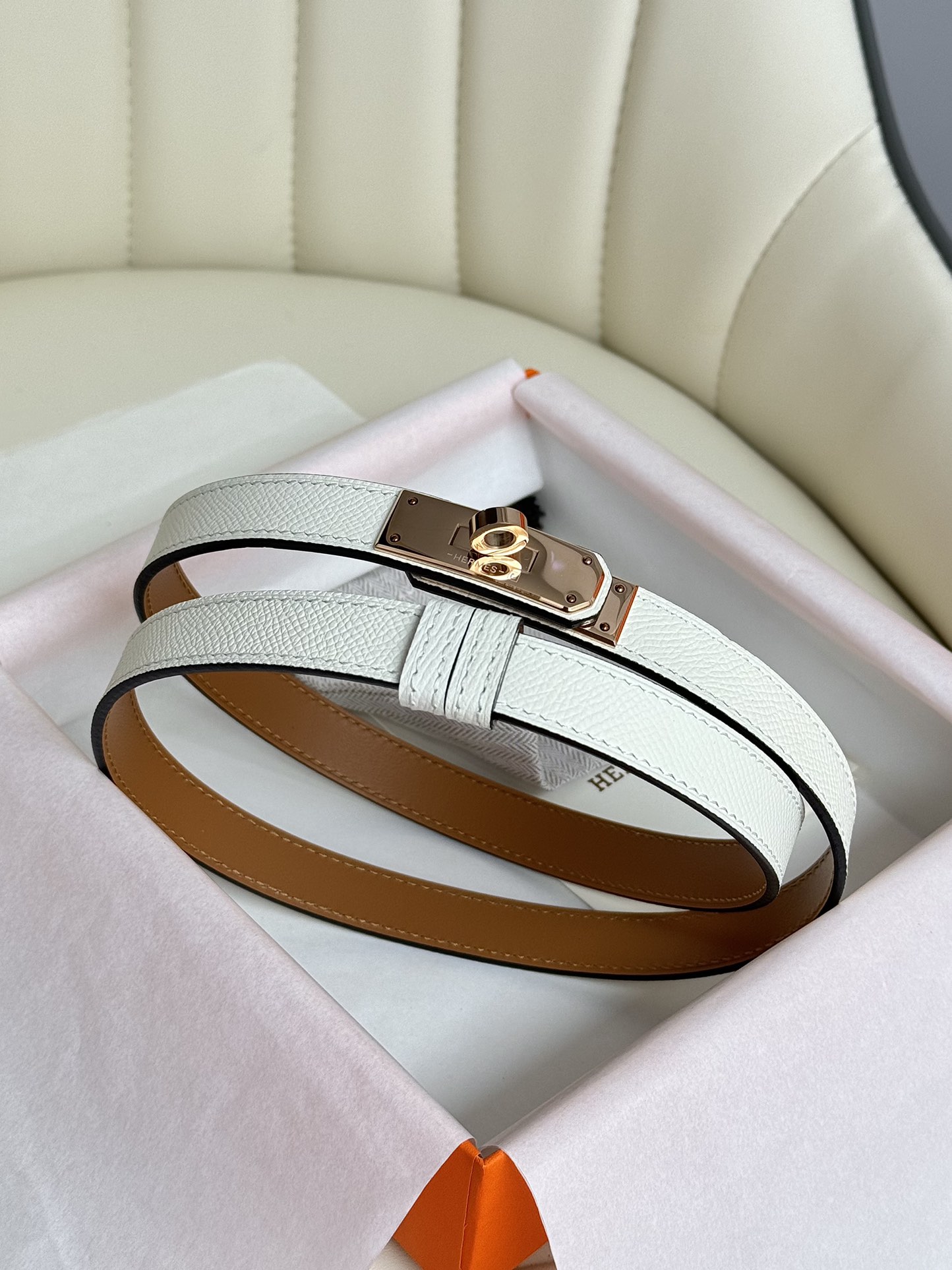 Hermès Female Basic Belt Adjustable 8mm