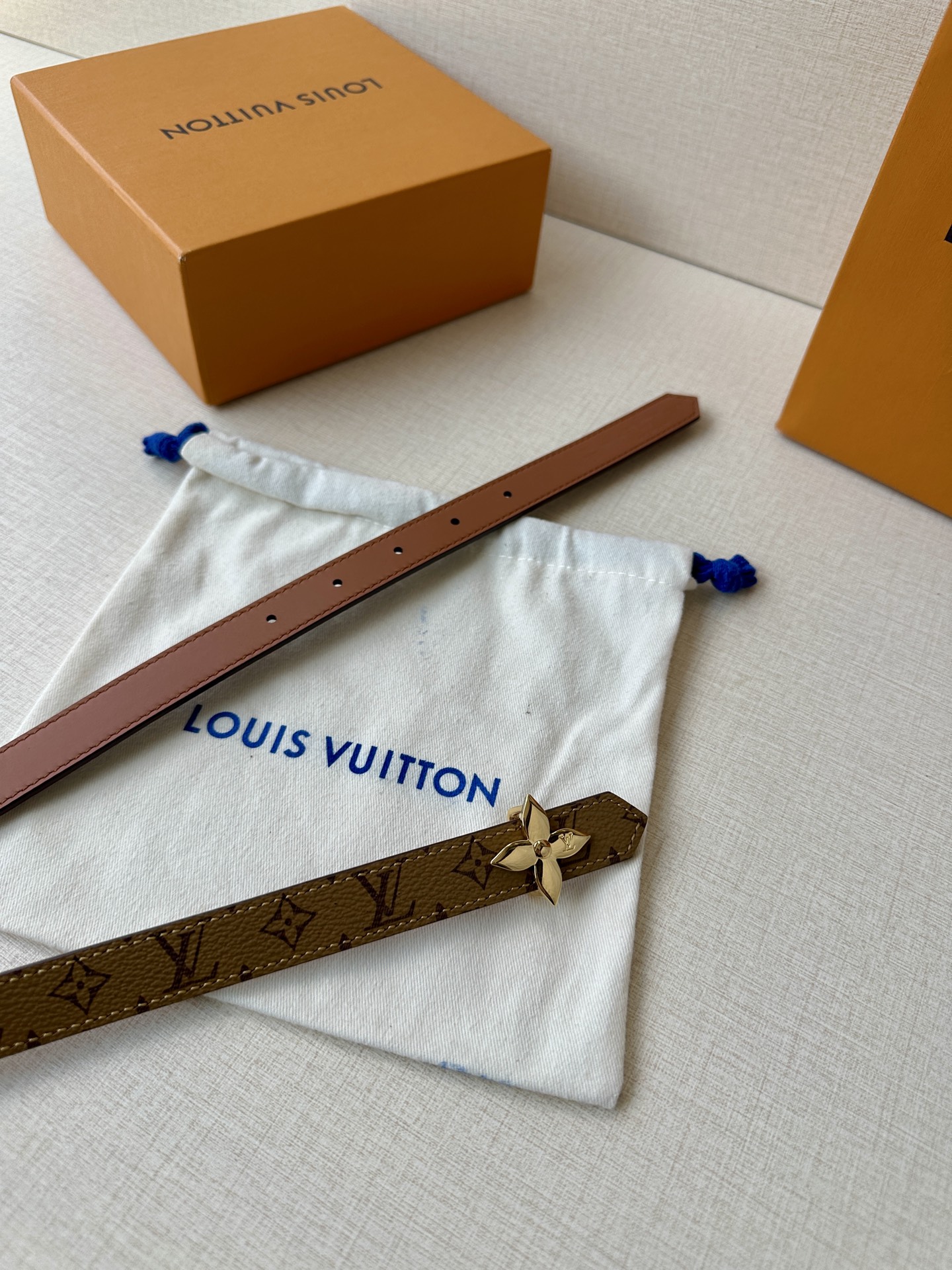 Louis Vuitton Female Basic Belt Canvas M-l