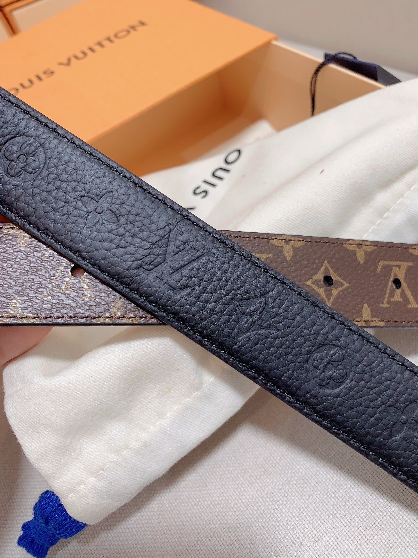 Louis Vuitton Female Basic Belt Cow Leather S-m-l