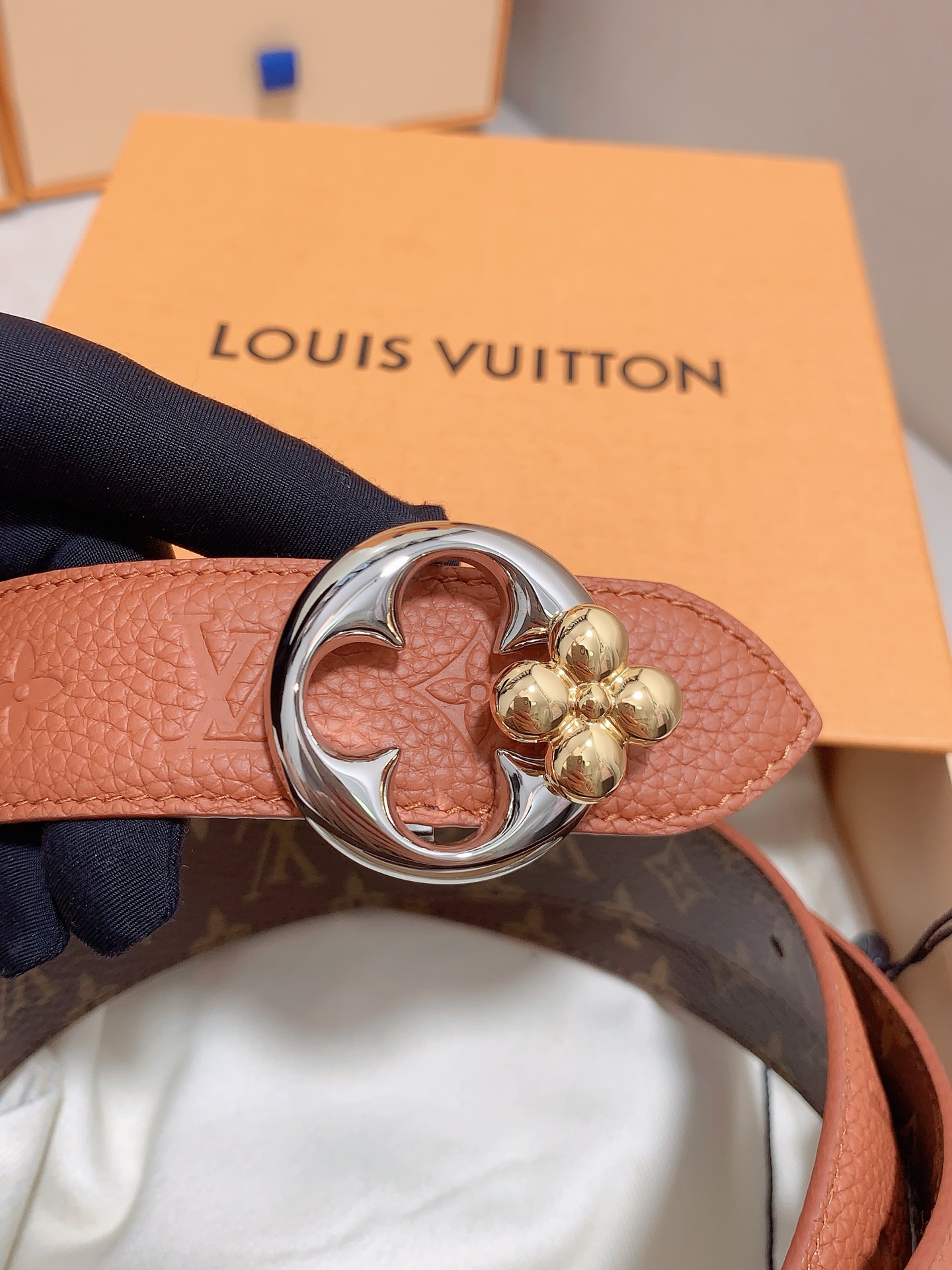 Louis Vuitton Female Basic Belt Cow Leather 13514-s-m-l