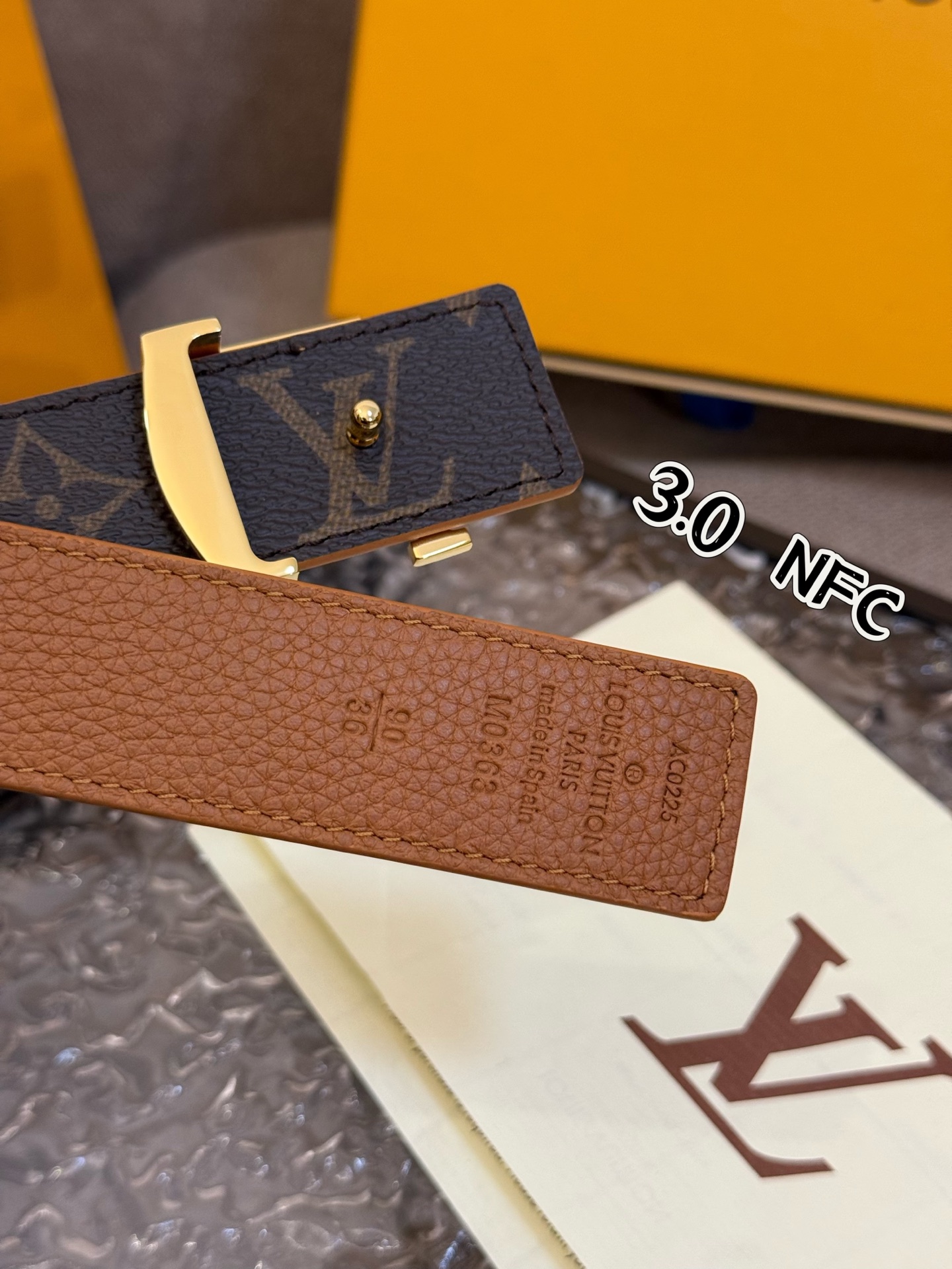Louis Vuitton Female Basic Belt Cow Leather S-m-l