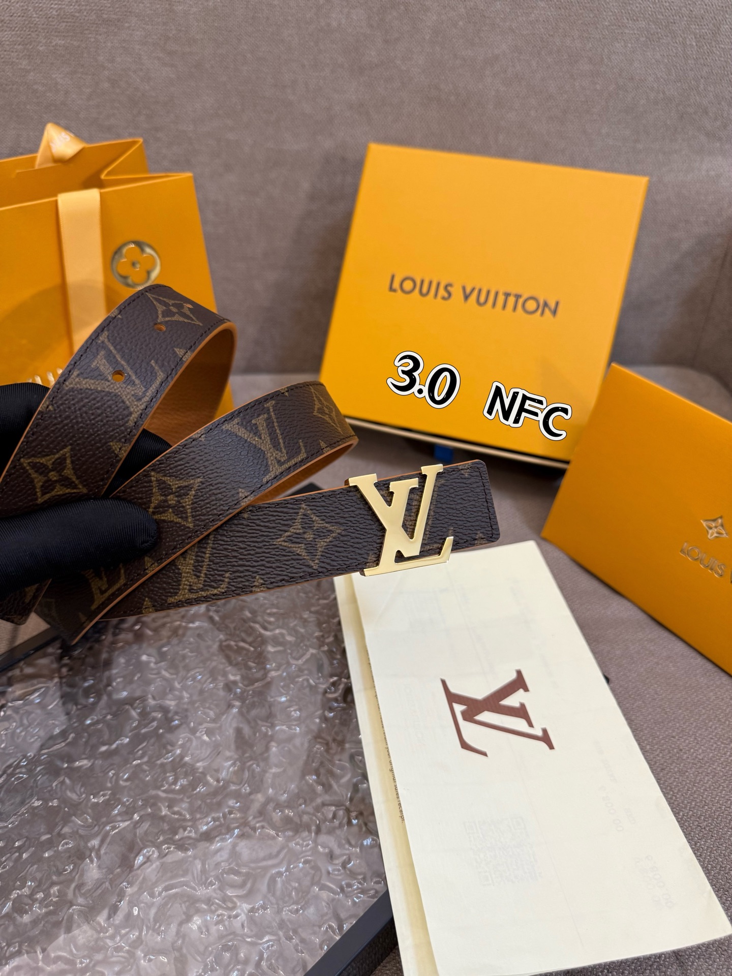 Louis Vuitton Female Basic Belt Cow Leather S-m-l