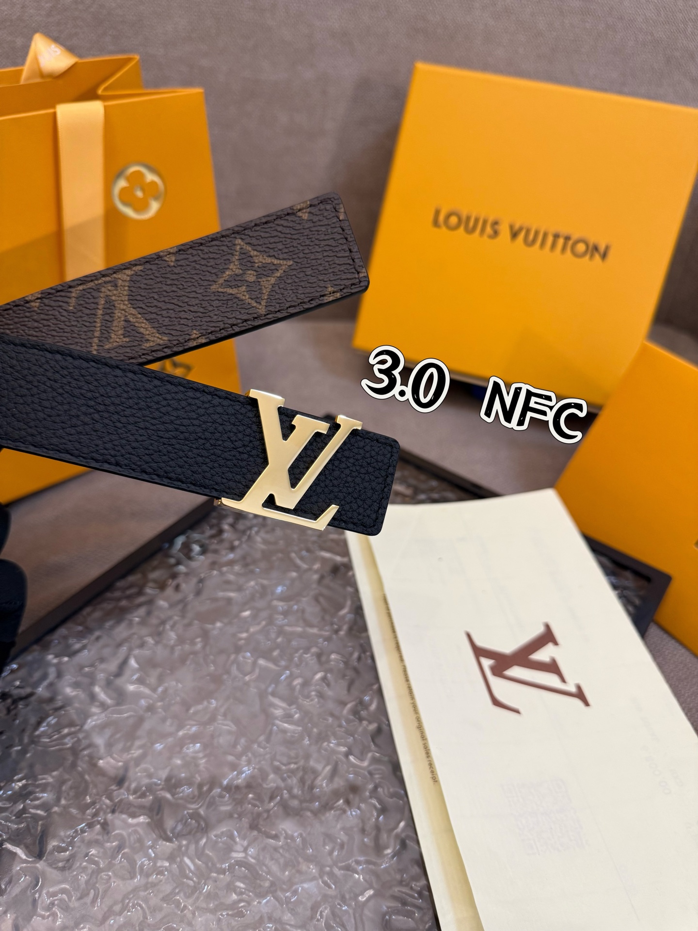 Louis Vuitton Female Basic Belt Cow Leather S-m-l