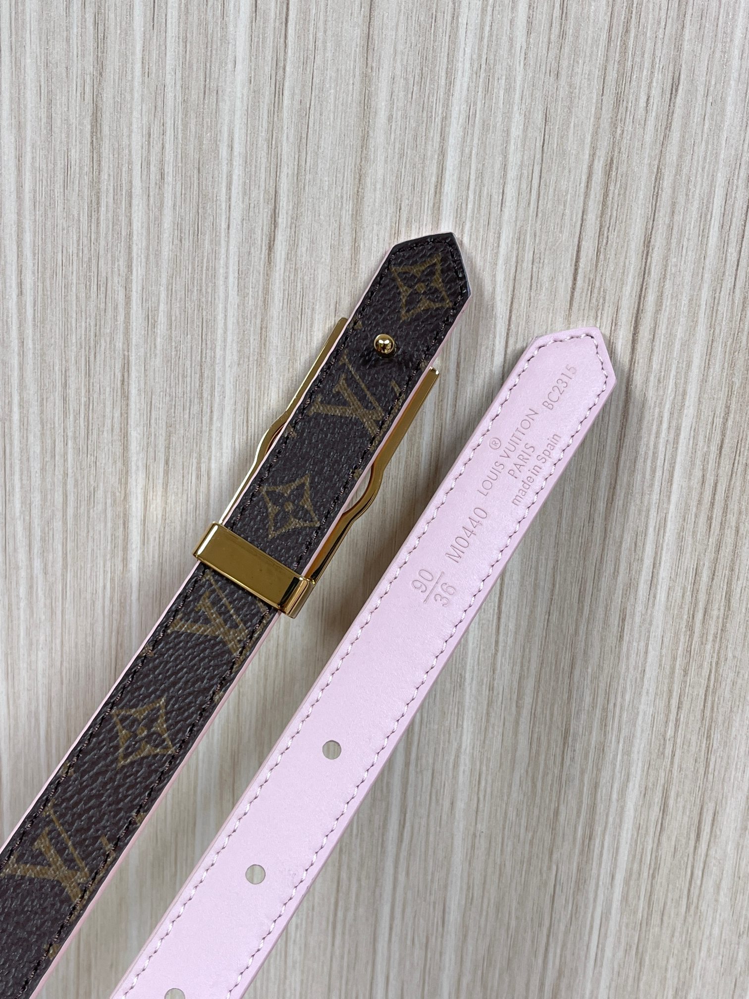 Louis Vuitton Female Basic Belt Cow Leather M