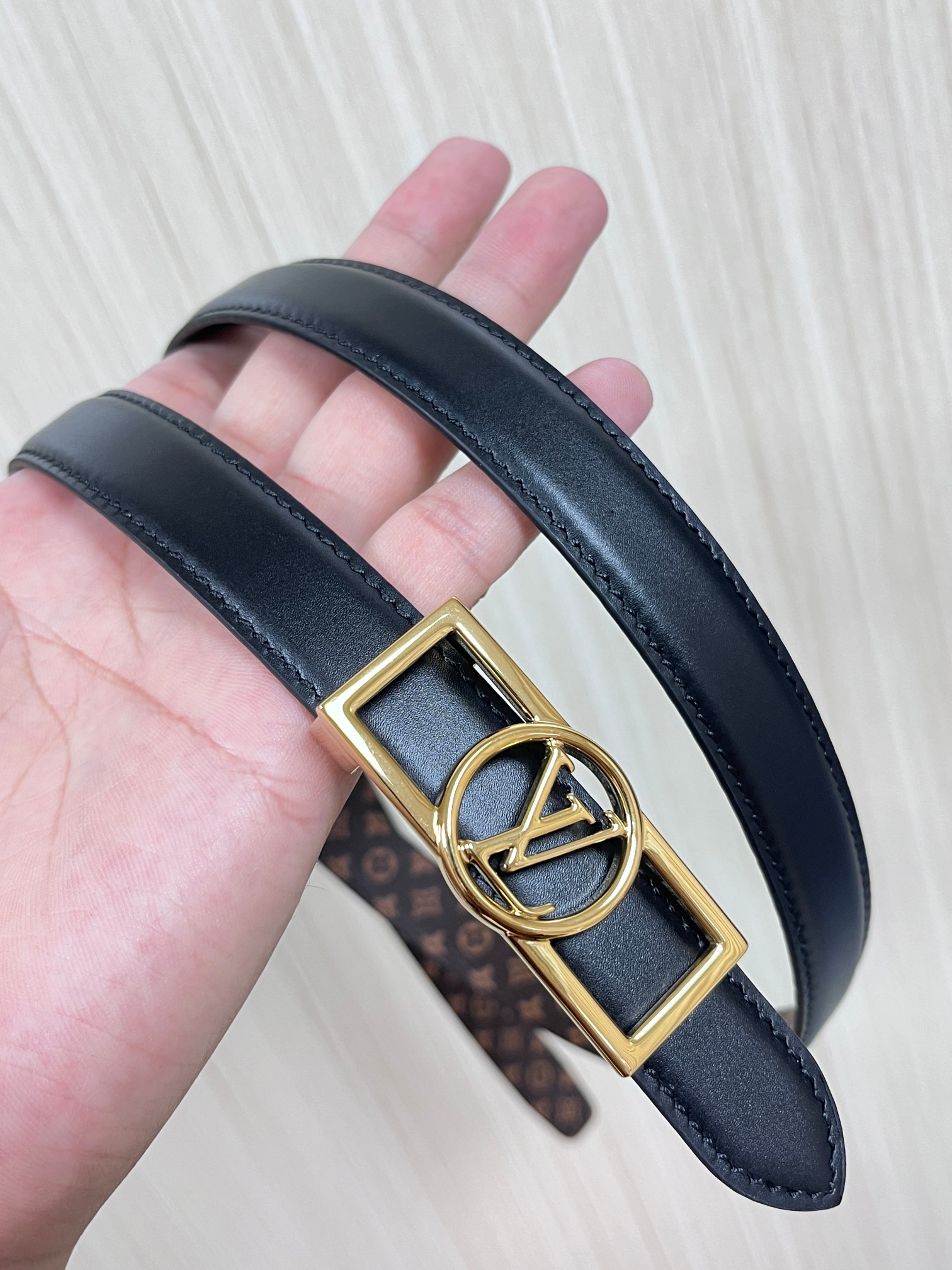 Louis Vuitton Female Basic Belt Cow Leather M
