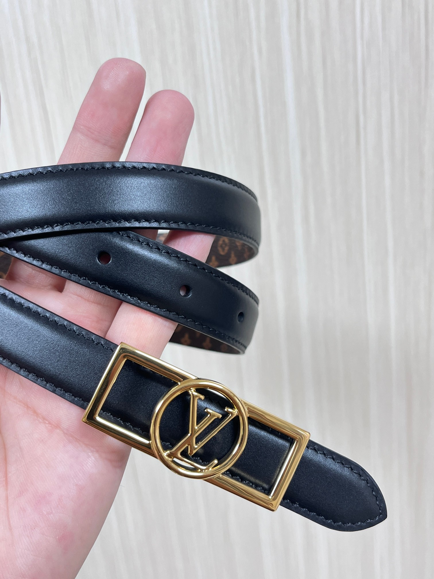 Louis Vuitton Female Basic Belt Cow Leather M