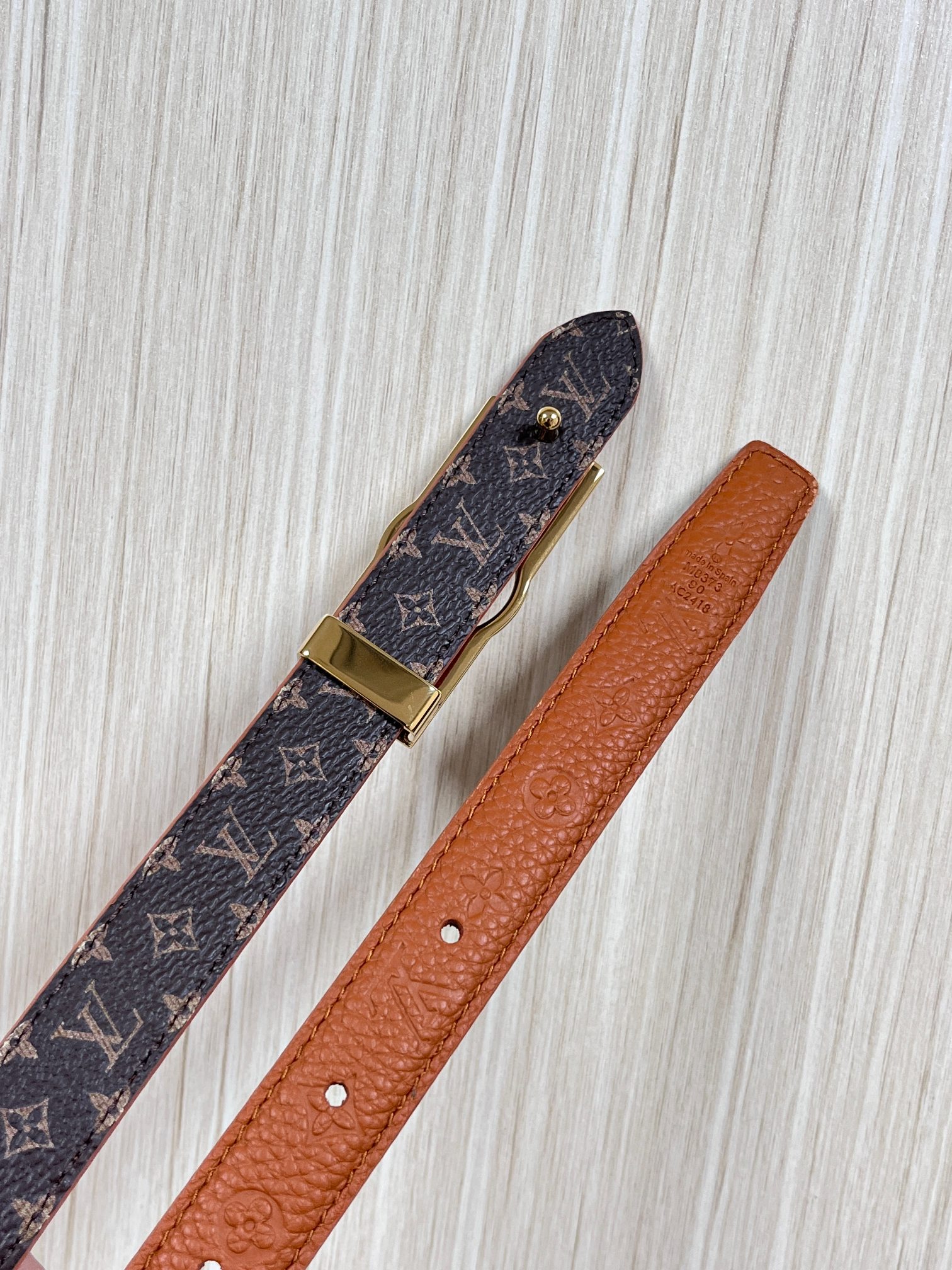 Louis Vuitton Female Basic Belt Cow Leather M