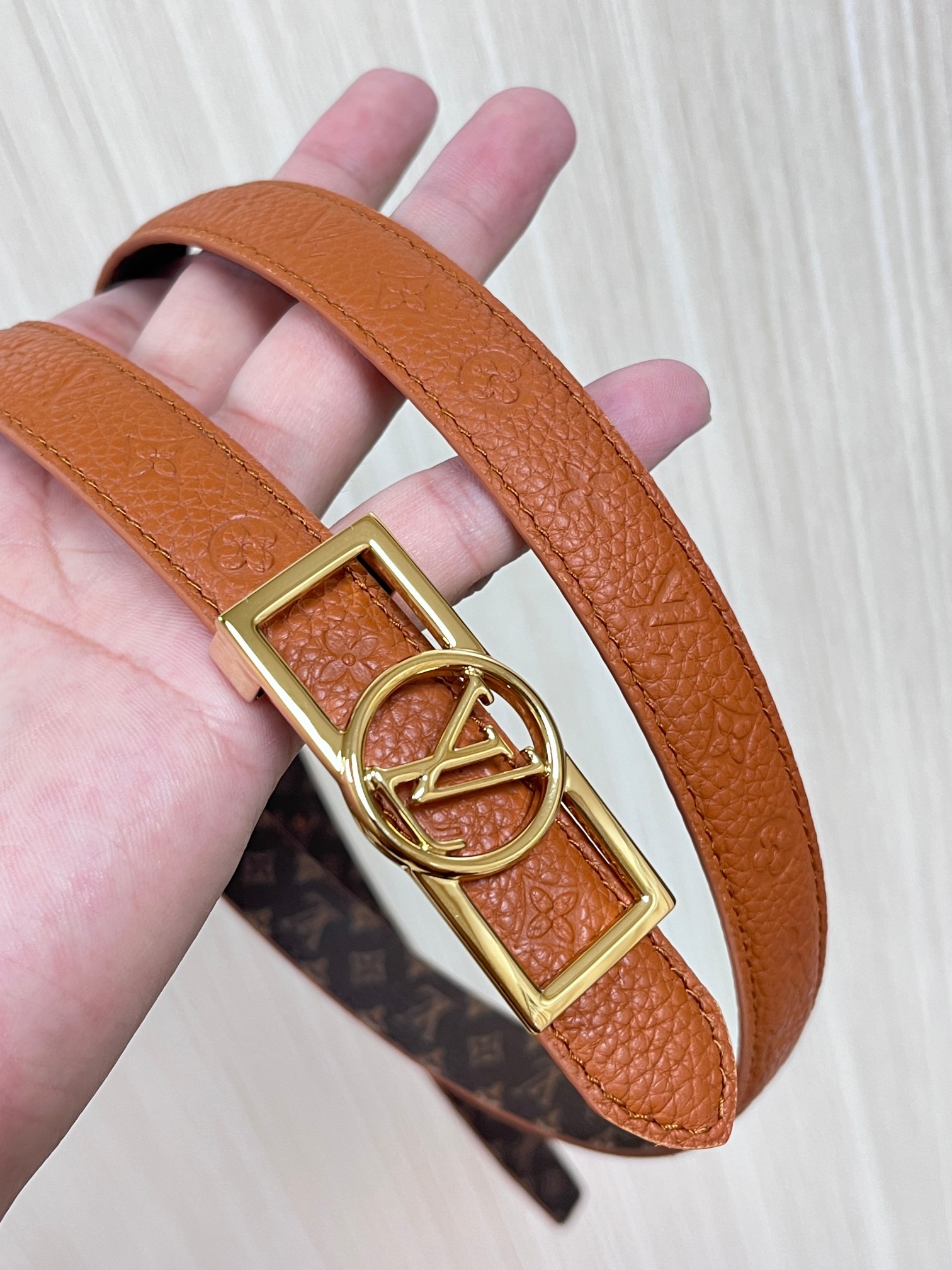 Louis Vuitton Female Basic Belt Cow Leather M