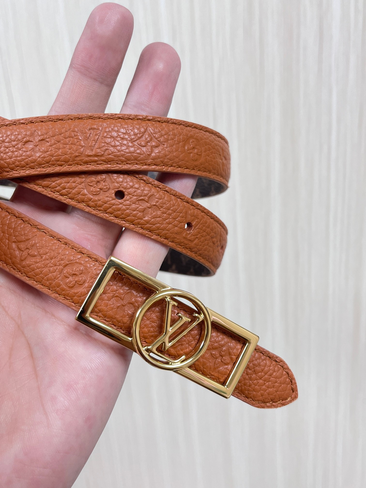 Louis Vuitton Female Basic Belt Cow Leather M