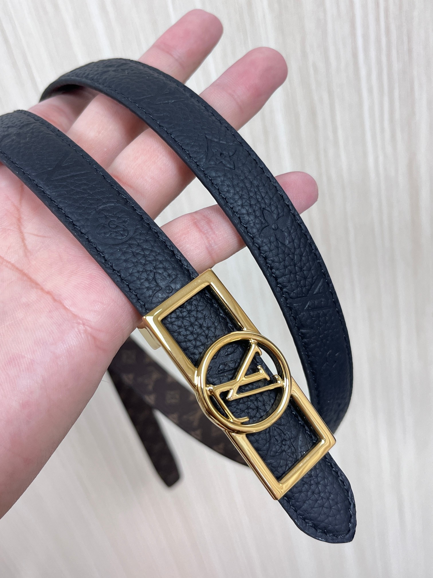 Louis Vuitton Female Basic Belt Cow Leather M