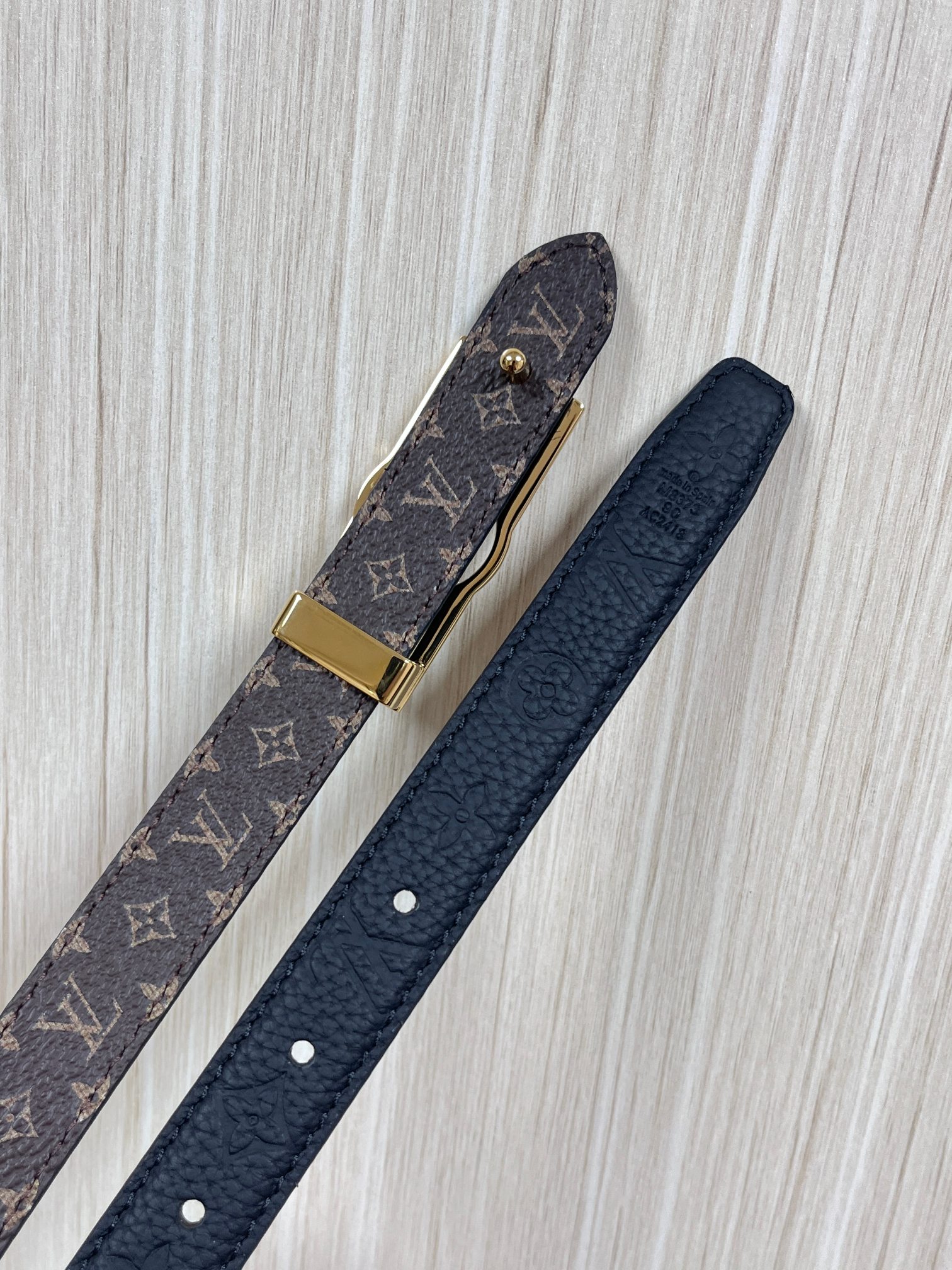 Louis Vuitton Female Basic Belt Cow Leather M