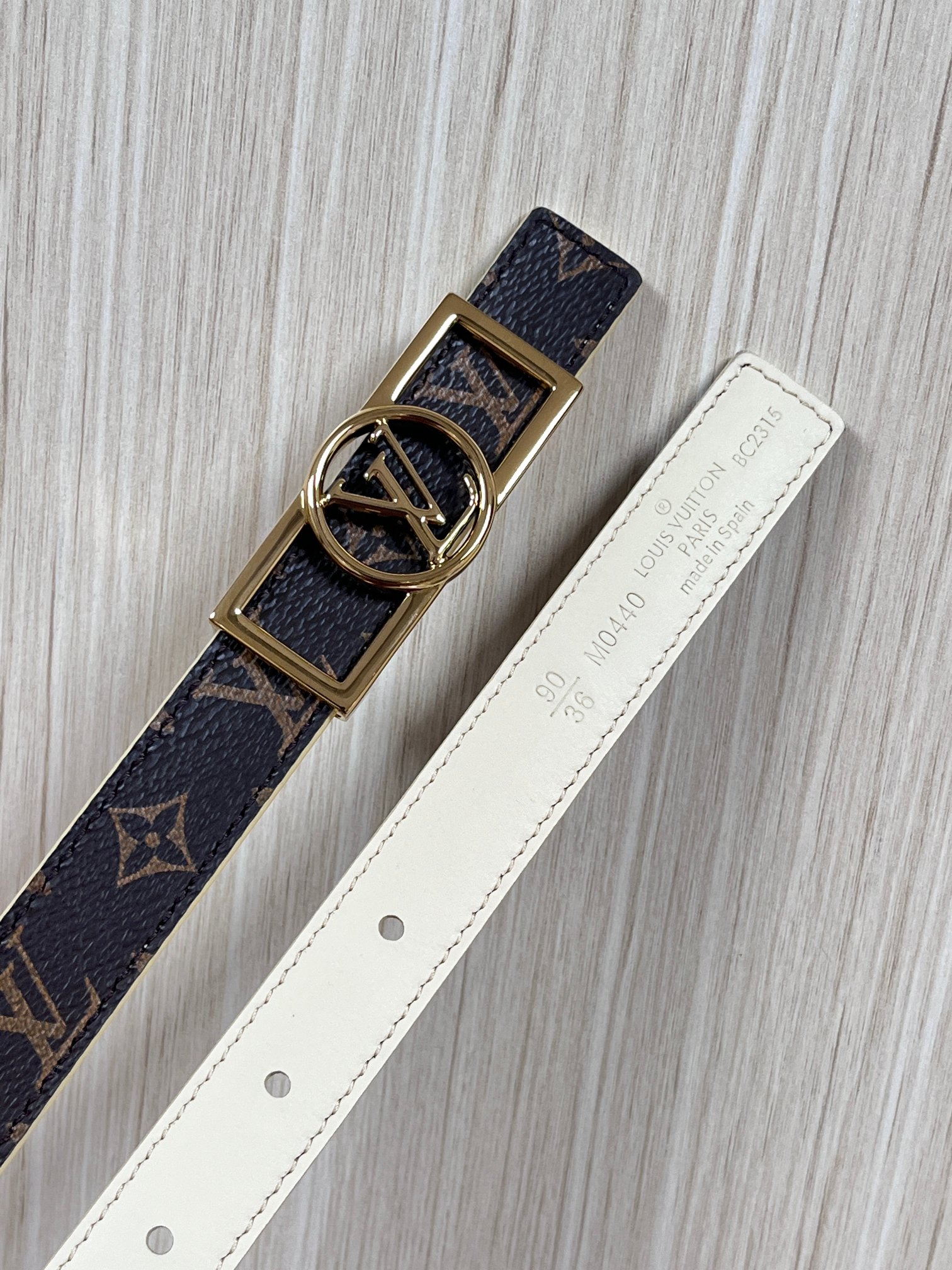 Louis Vuitton Female Basic Belt Cow Leather M