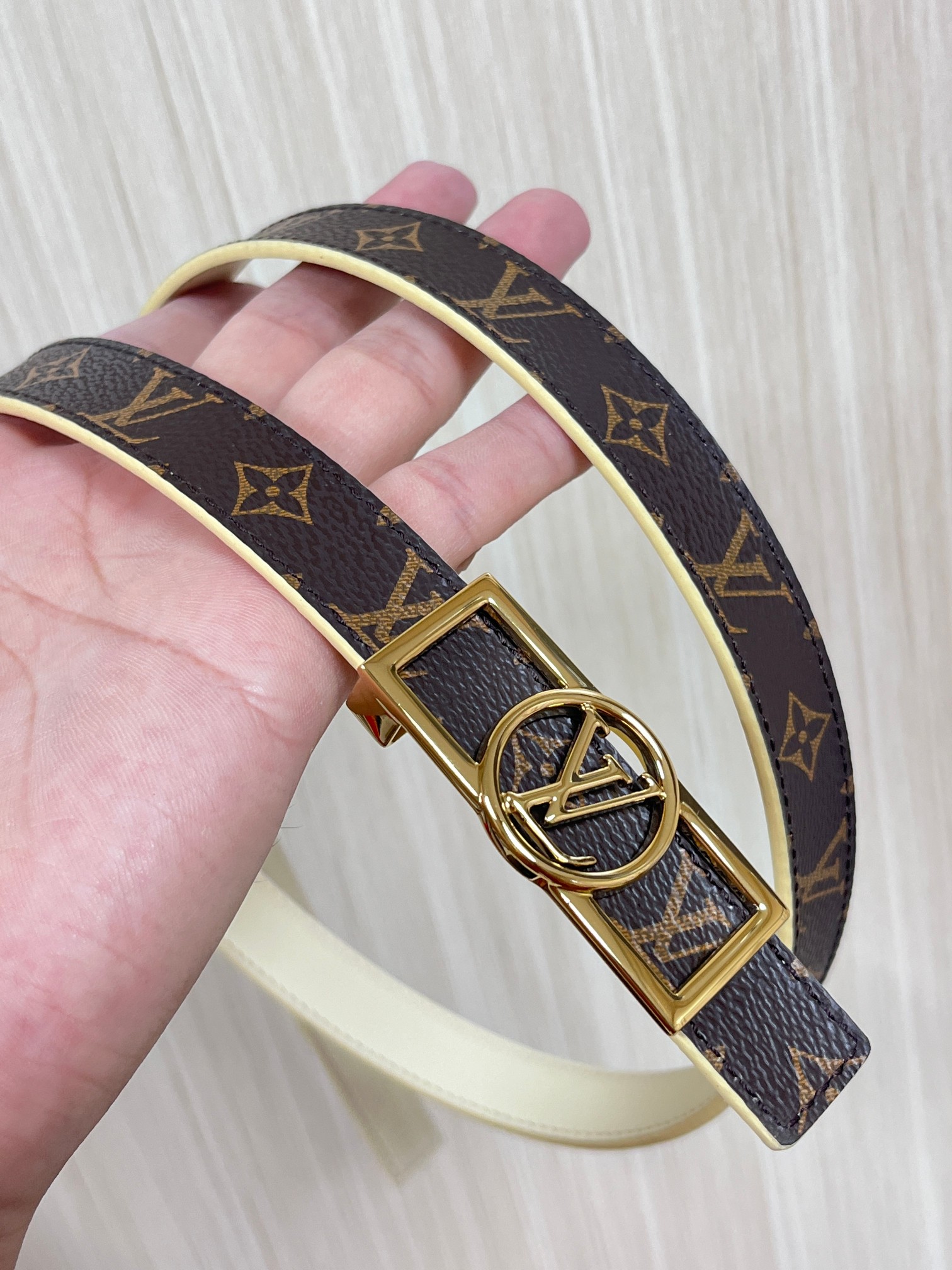Louis Vuitton Female Basic Belt Cow Leather M