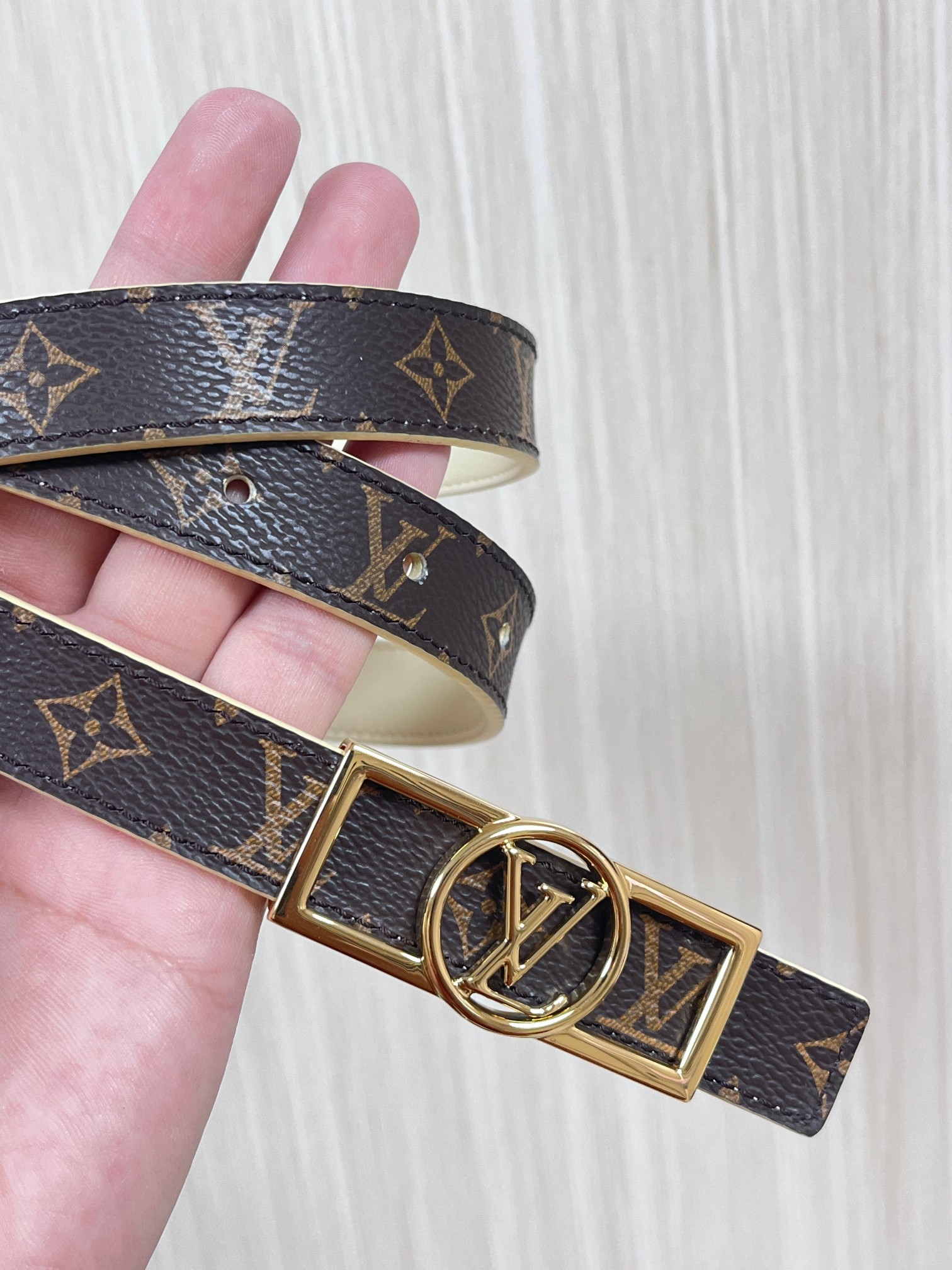 Louis Vuitton Female Basic Belt Cow Leather M