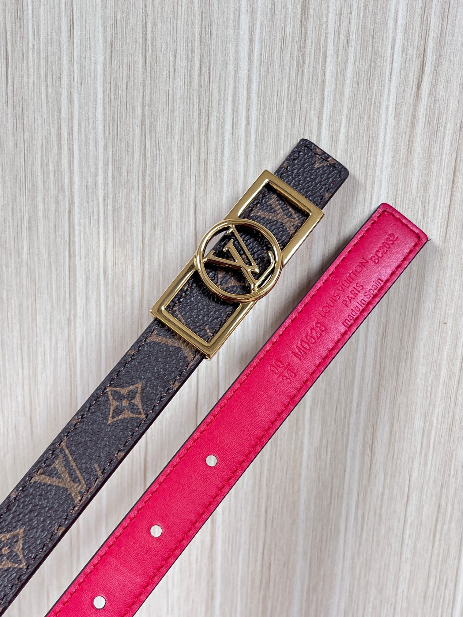Louis Vuitton Female Basic Belt Cow Leather M
