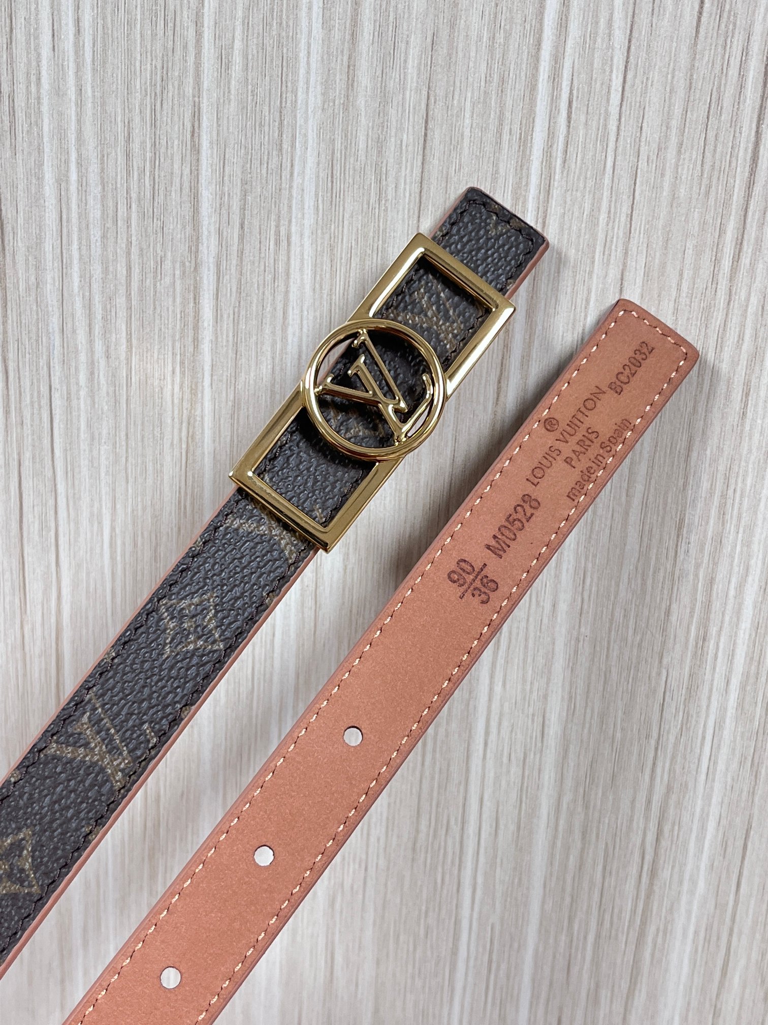 Louis Vuitton Female Basic Belt Cow Leather M