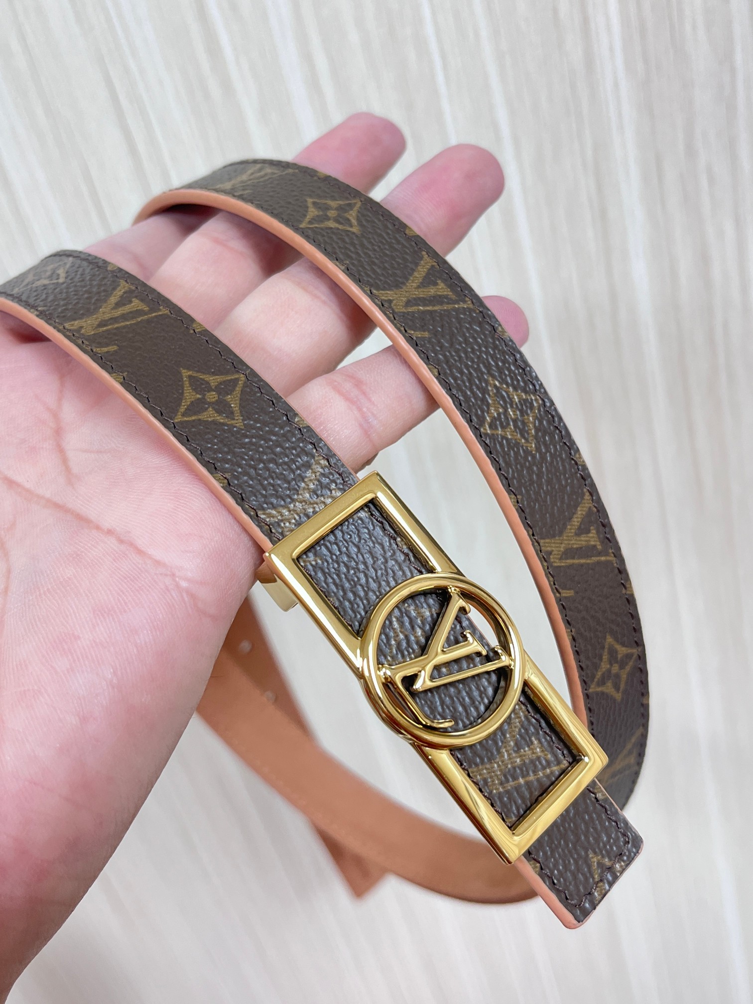 Louis Vuitton Female Basic Belt Cow Leather M