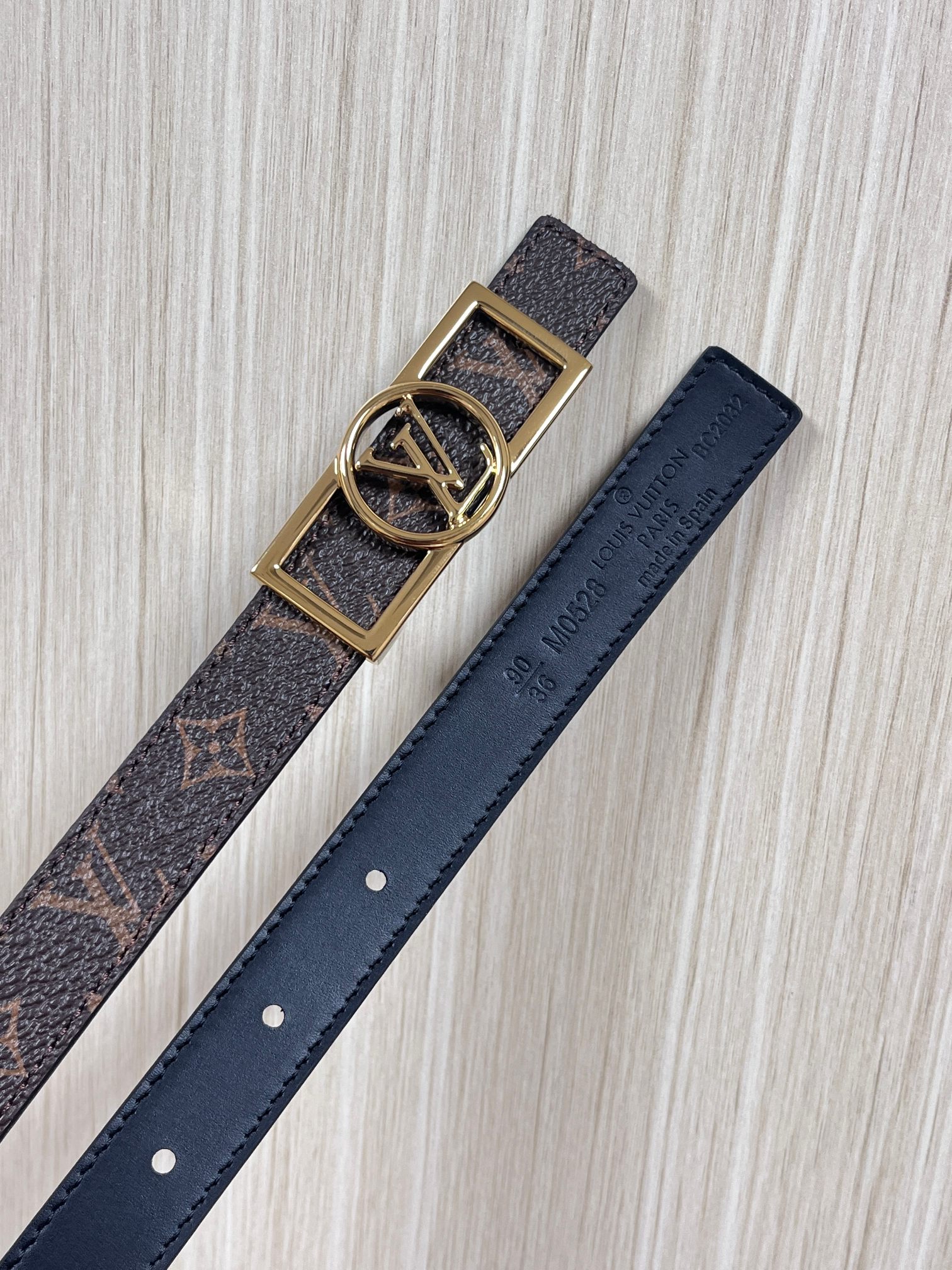 Louis Vuitton Female Basic Belt Cow Leather M