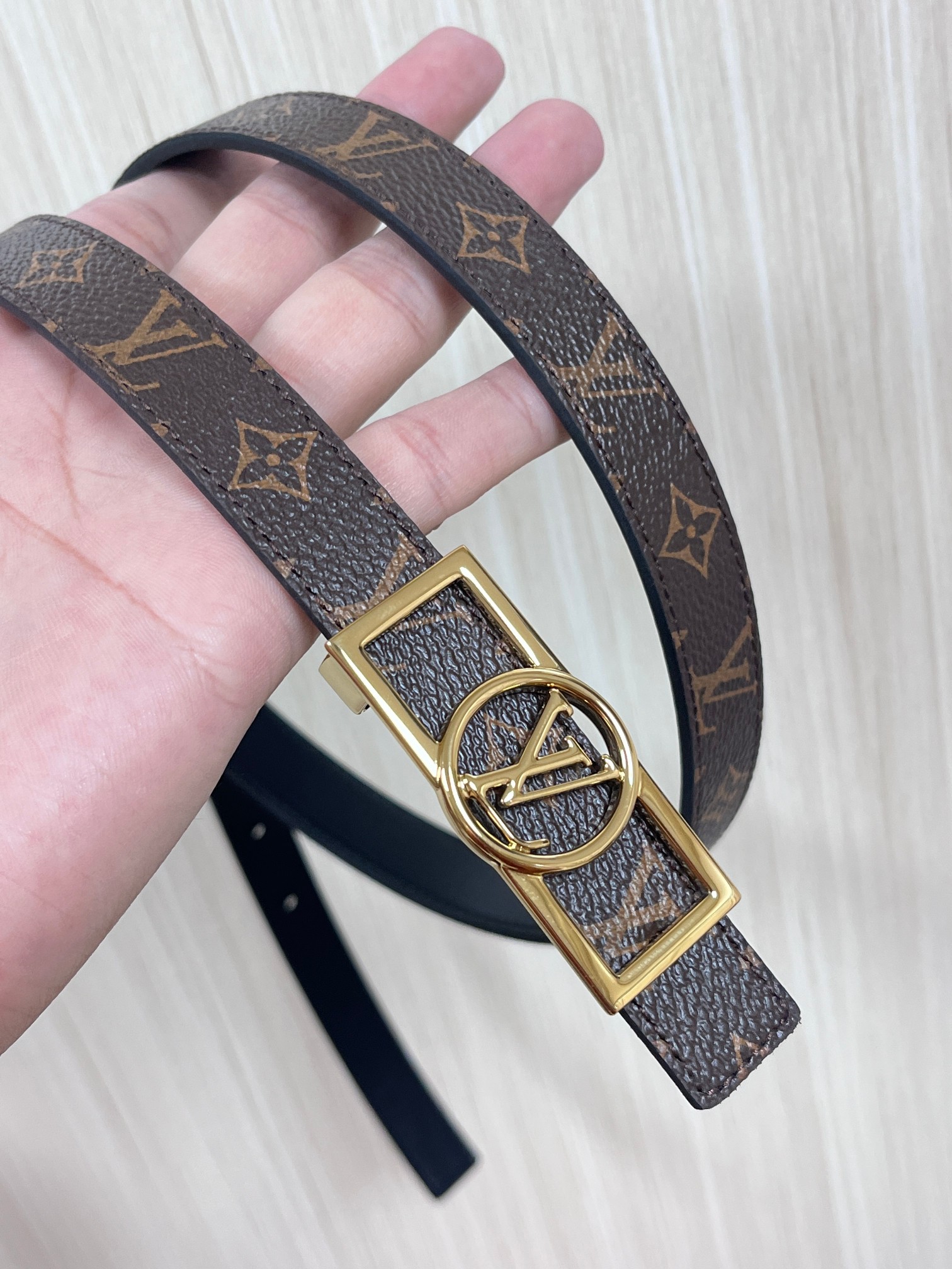 Louis Vuitton Female Basic Belt Cow Leather M