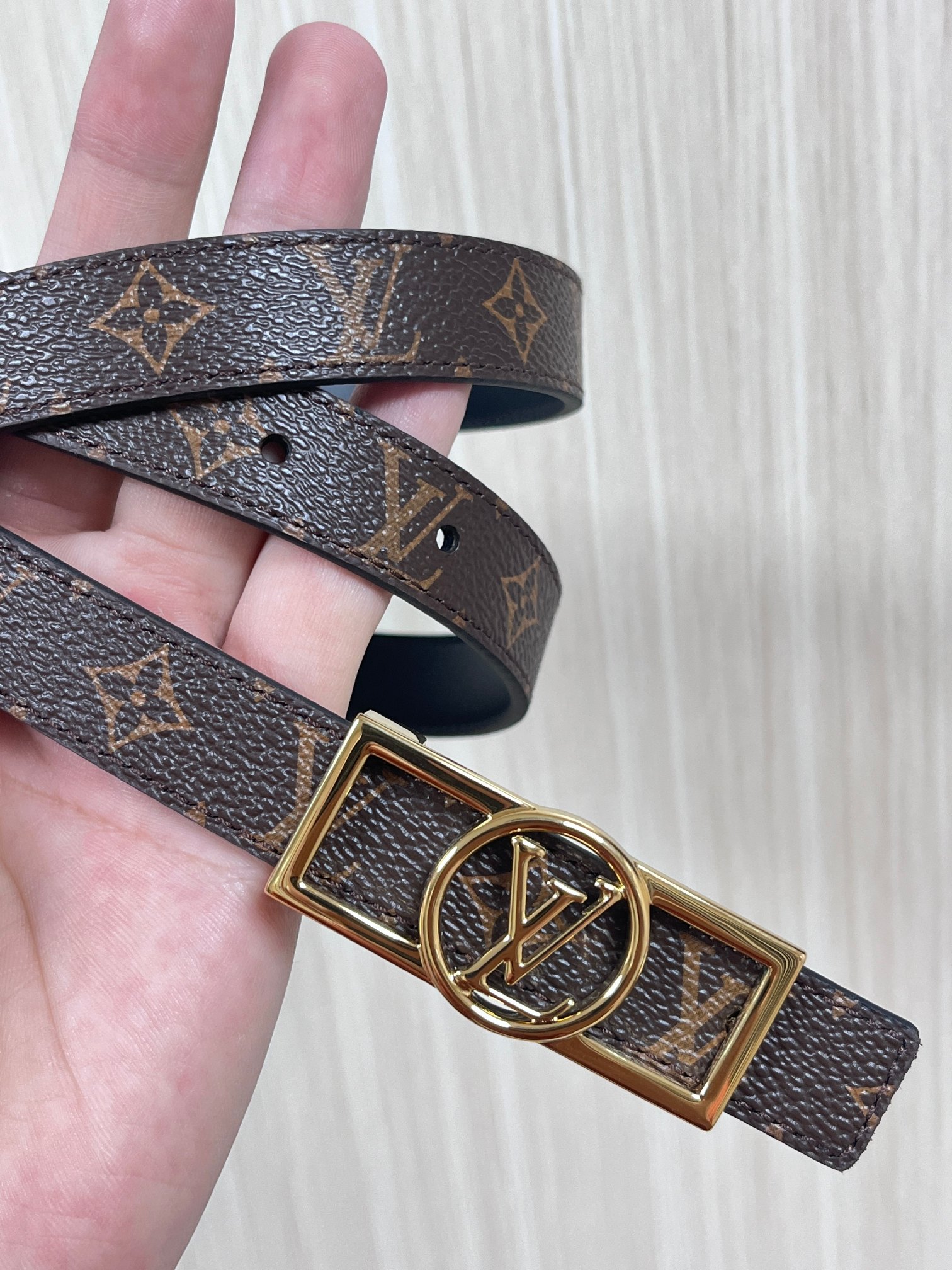 Louis Vuitton Female Basic Belt Cow Leather M