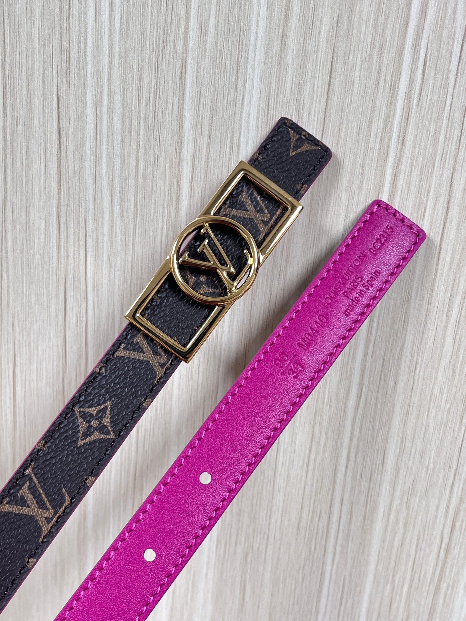 Louis Vuitton Female Basic Belt Cow Leather M